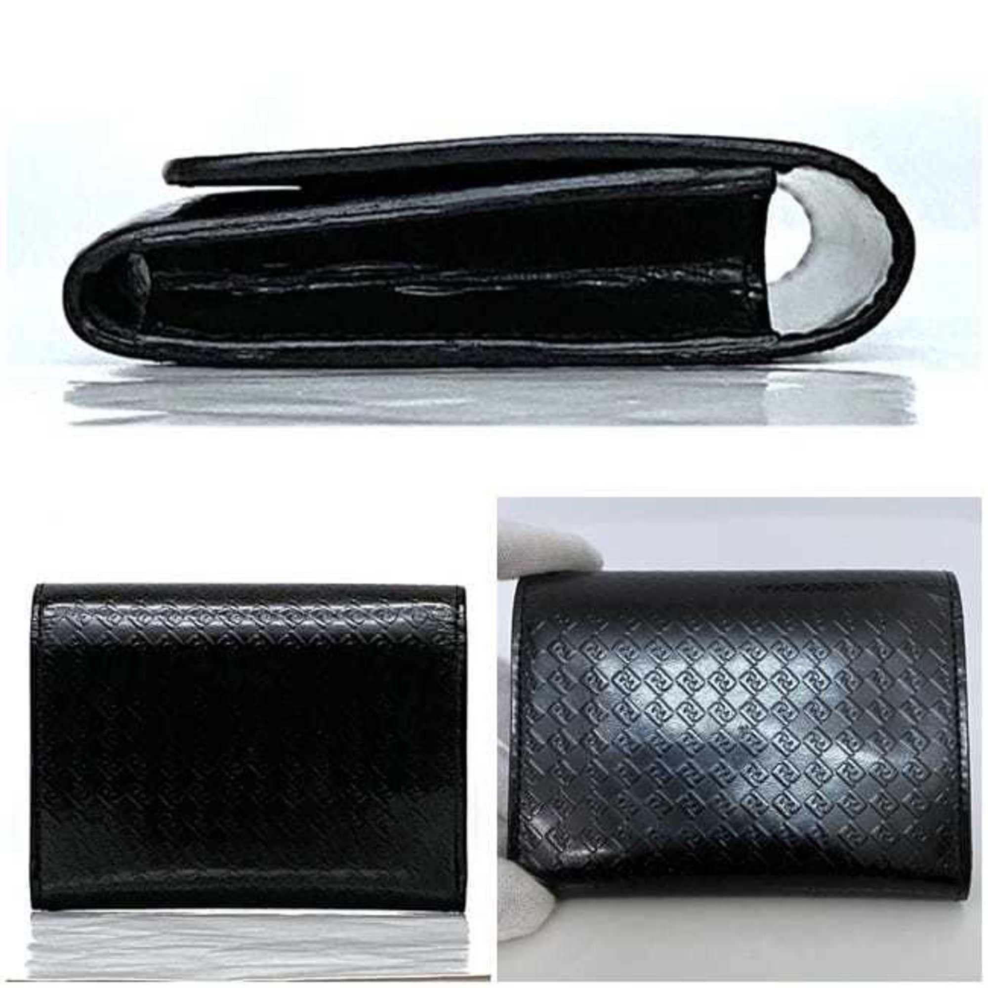 Fendi Fendi Card Case ec-22688 Black Micro Zucca 7M0040 Business Holder Patent Leather 000XH3 F0XB8 FENDI FF Embossed Men's Size ONE SIZE - 3 Thumbnail