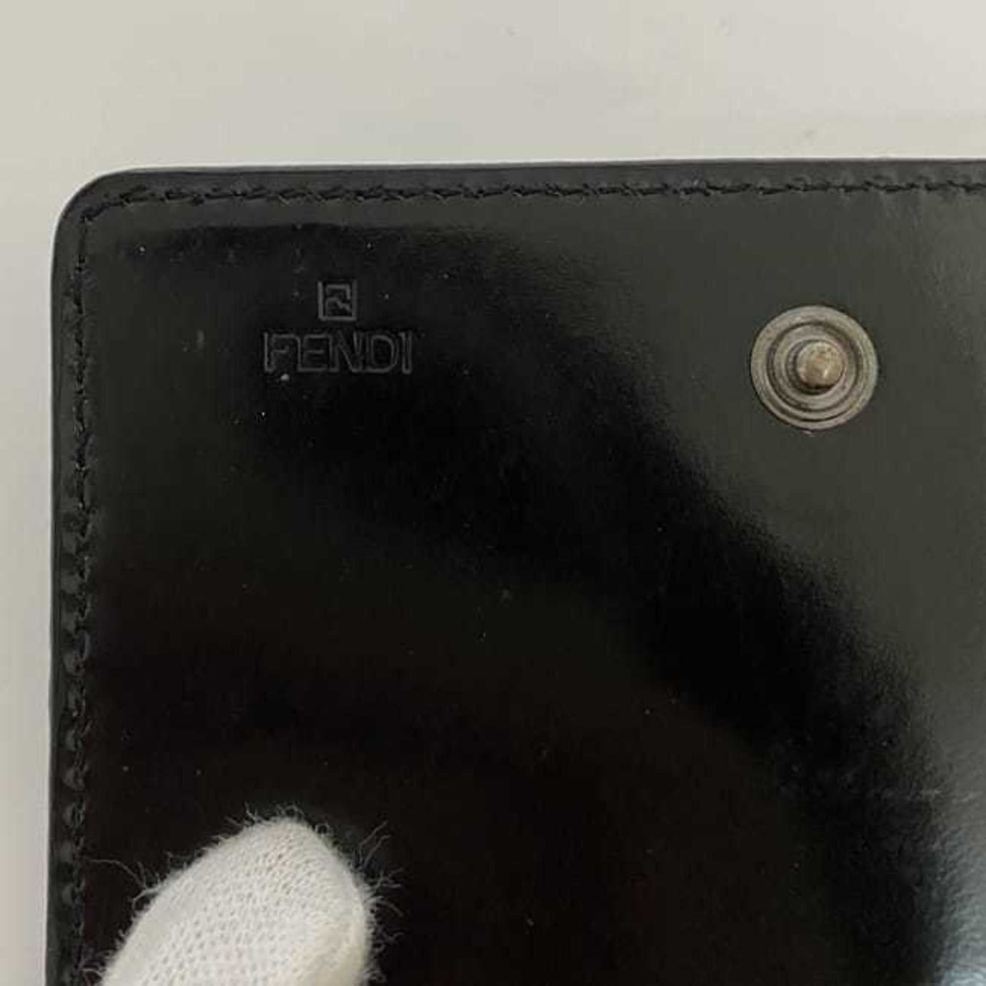 Fendi Fendi Card Case ec-22688 Black Micro Zucca 7M0040 Business Holder Patent Leather 000XH3 F0XB8 FENDI FF Embossed Men's Size ONE SIZE - 8 Thumbnail