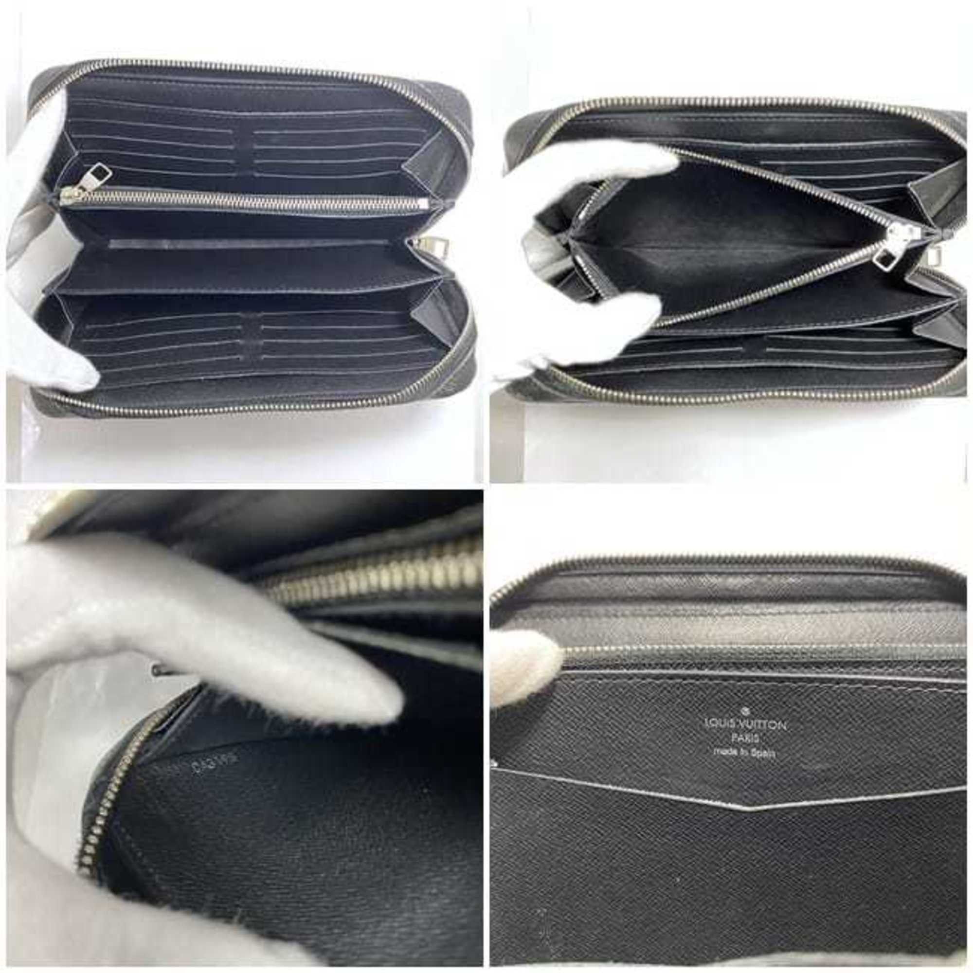 Louis Vuitton Louis Vuitton Round Long Wallet Zippy XL ec-22670 Black Ardoise Taiga M44275 Second Bag Leather CA3198 LOUIS VUITTON Clutch LV Size ONE SIZE - 11 Thumbnail