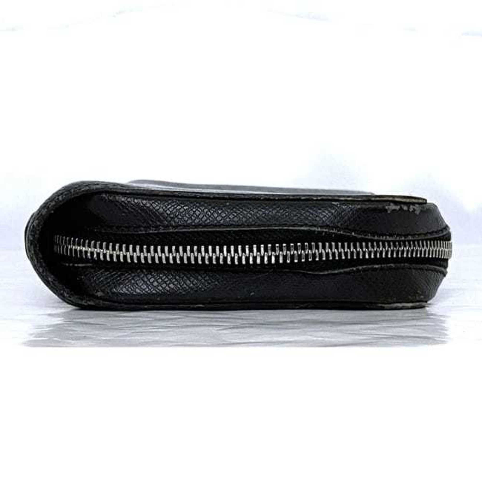 Louis Vuitton Louis Vuitton Round Long Wallet Zippy XL ec-22670 Black Ardoise Taiga M44275 Second Bag Leather CA3198 LOUIS VUITTON Clutch LV Size ONE SIZE - 4 Thumbnail