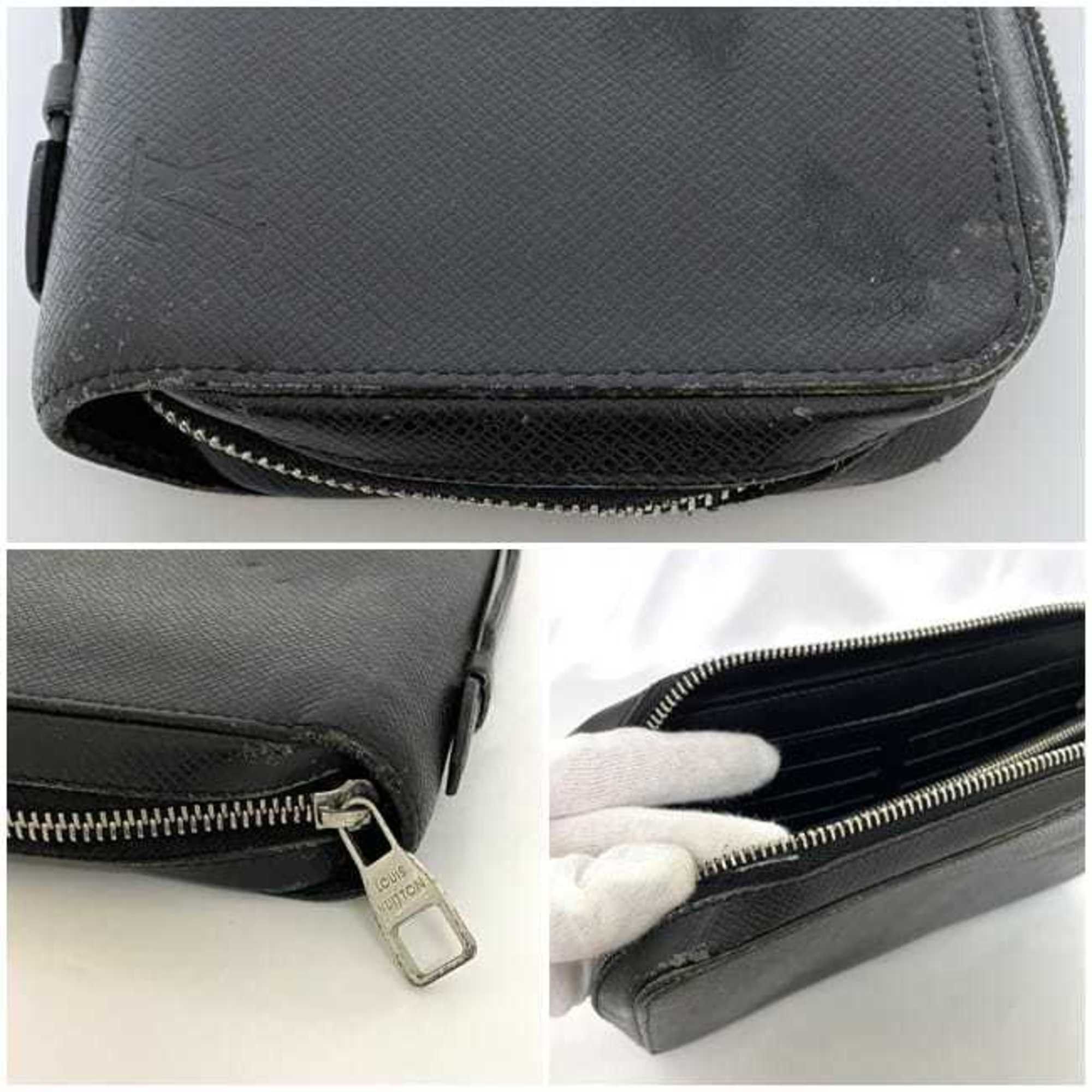 Louis Vuitton Louis Vuitton Round Long Wallet Zippy XL ec-22670 Black Ardoise Taiga M44275 Second Bag Leather CA3198 LOUIS VUITTON Clutch LV Size ONE SIZE - 10 Thumbnail