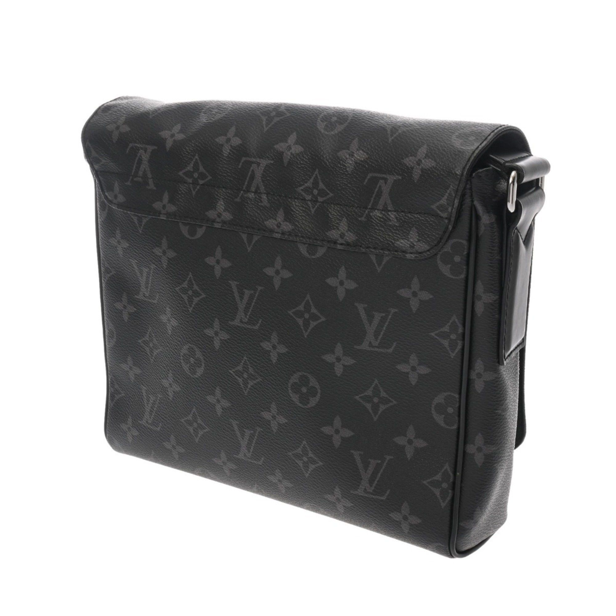 Louis Vuitton Louis Vuitton Monogram Eclipse District PM NM Black/Grey M44000 Men's Canvas Shoulder Bag Size ONE SIZE - 2 Thumbnail