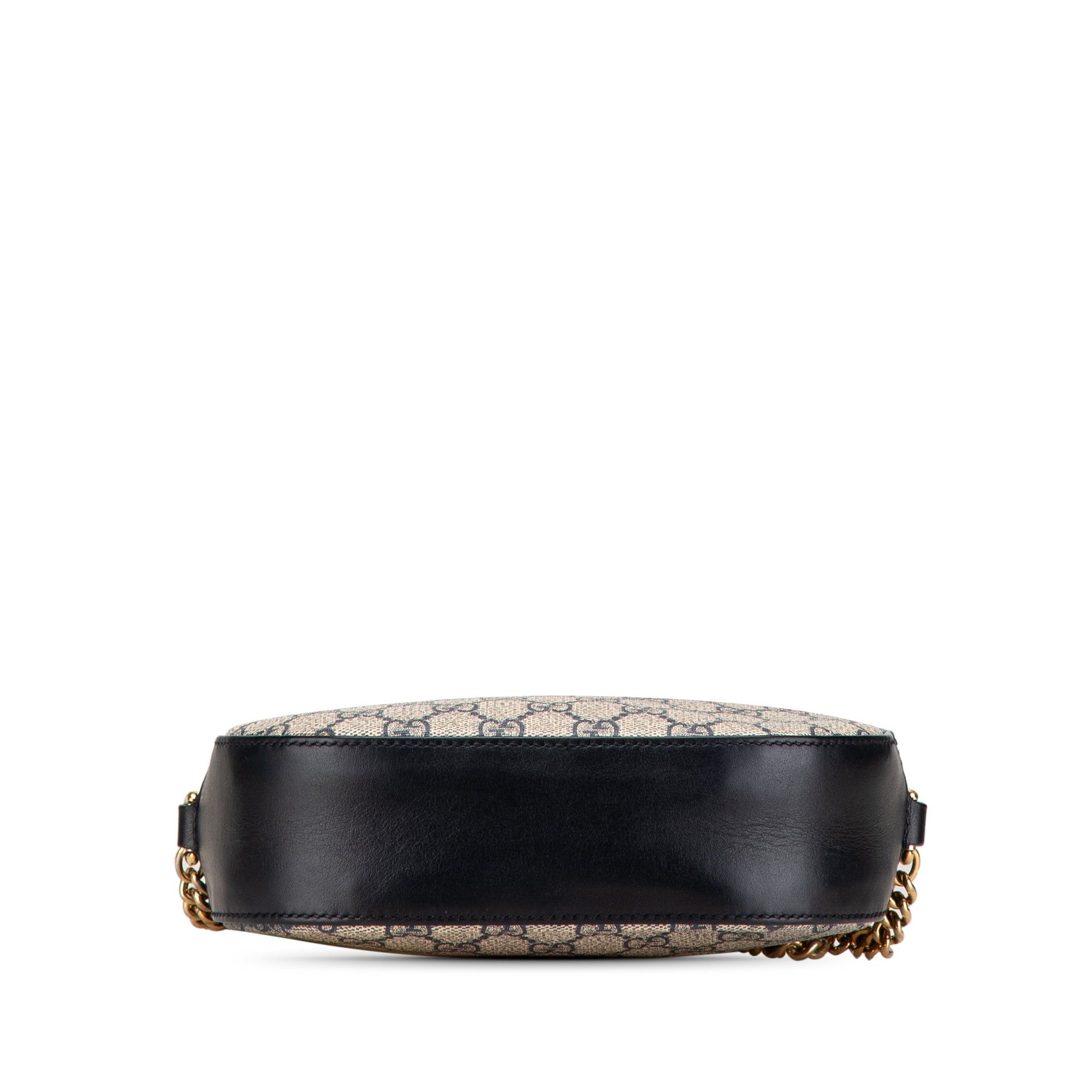 Gucci Gucci Mini GG Supreme Chain Crossbody Brown Size ONE SIZE - 3 Thumbnail