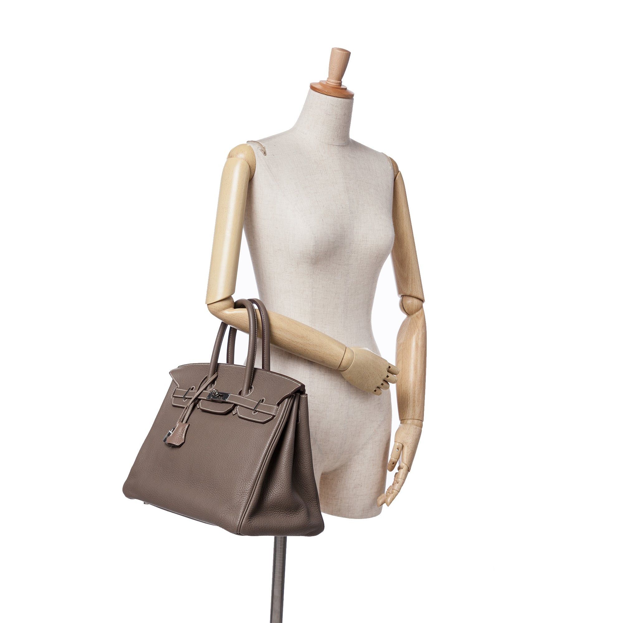 Hermes Hermès Togo Birkin Retourne 35 Brown Size ONE SIZE - 9 Thumbnail