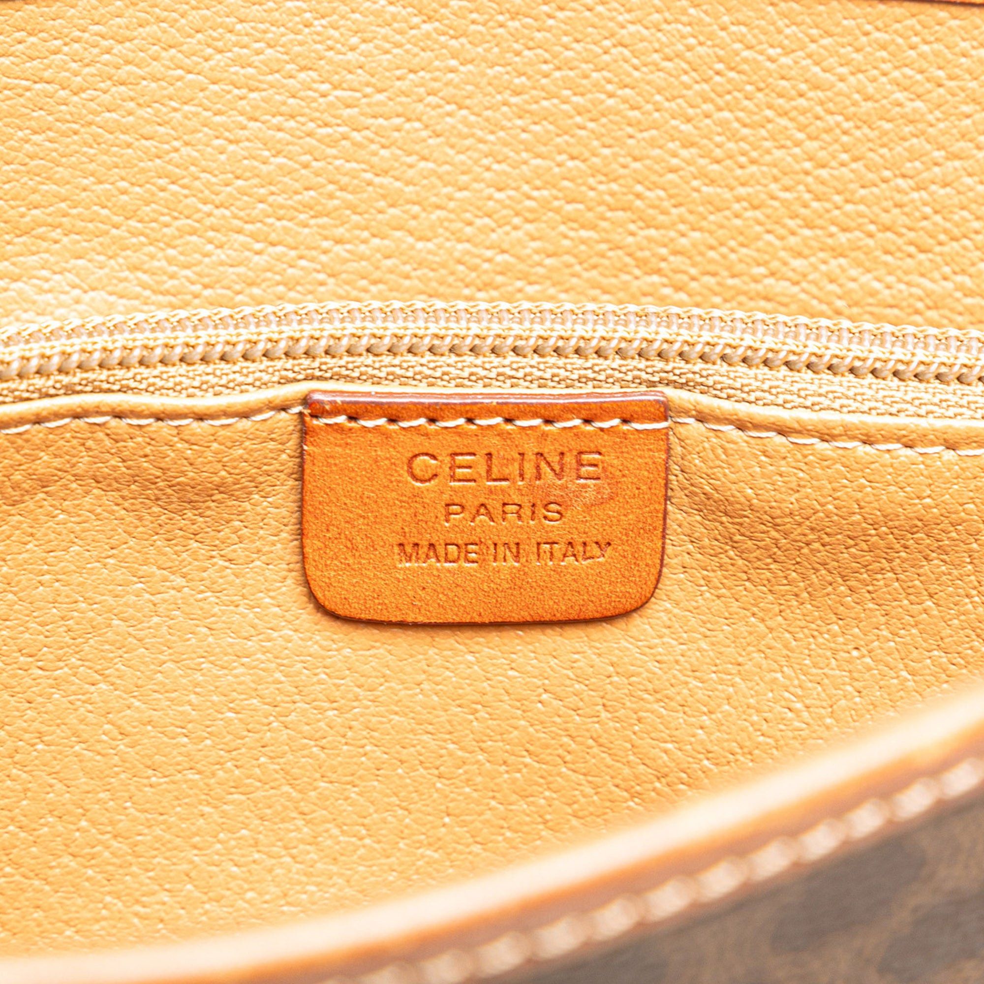 Celine Celine Macadam Coated Canvas Tote Brown Size ONE SIZE - 7 Thumbnail