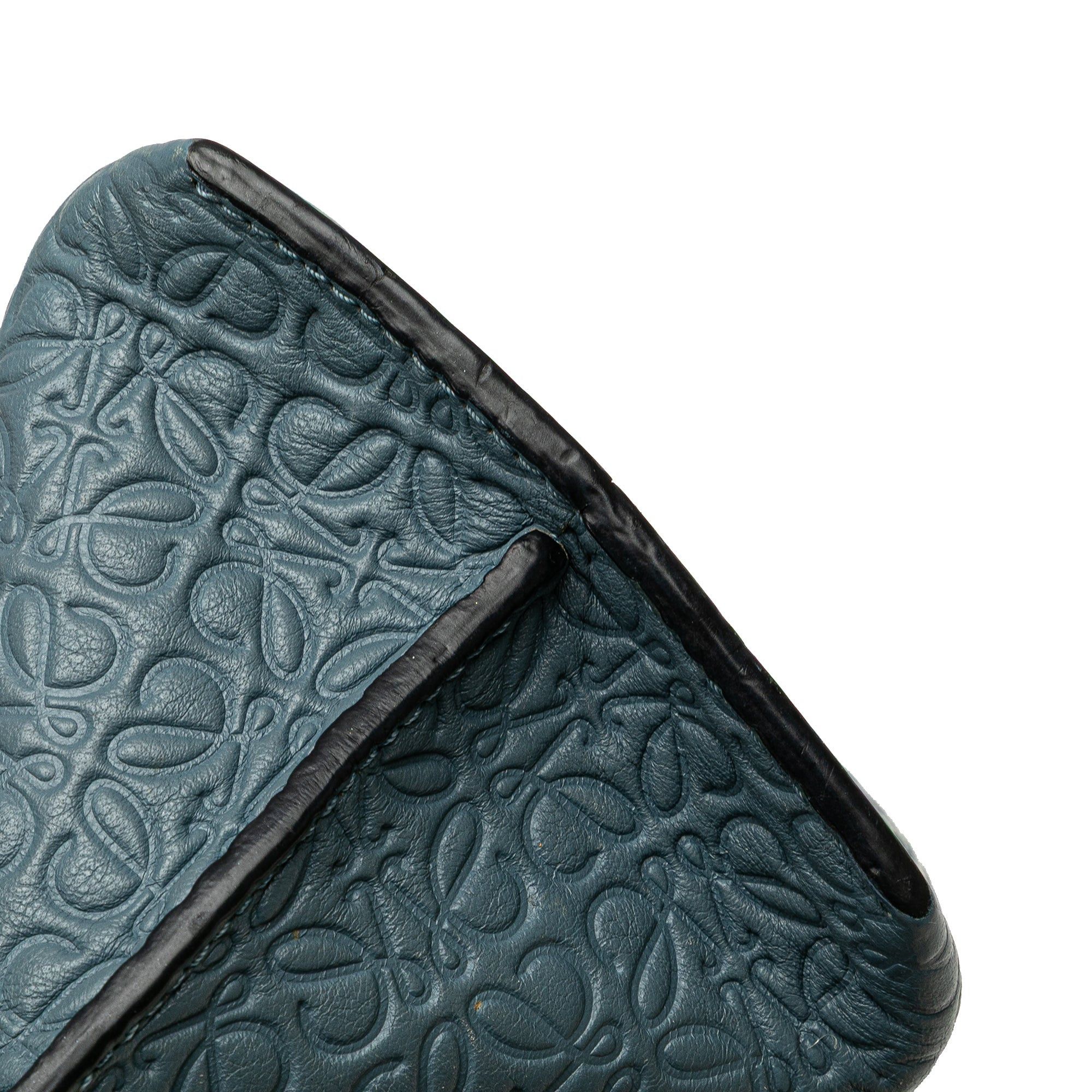 Loewe LOEWE Leather Repeat Anagram Avenue Crossbody Blue Size ONE SIZE - 7 Thumbnail