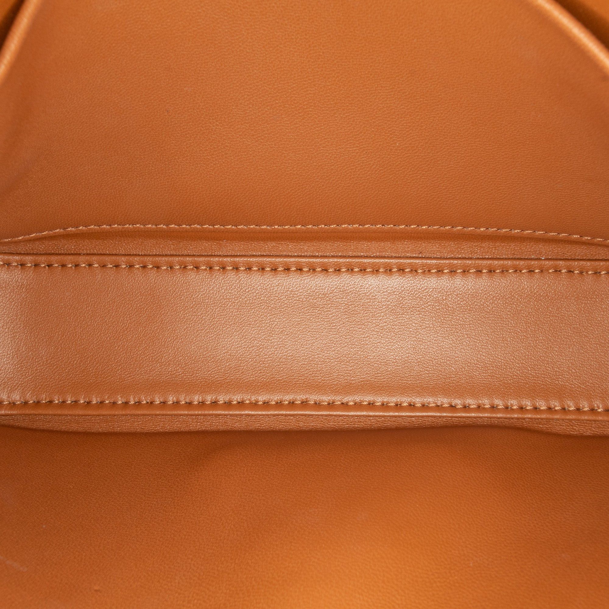 Celine Celine Leather Triomphe Claude Shoulder Bag Brown Size ONE SIZE - 4 Thumbnail