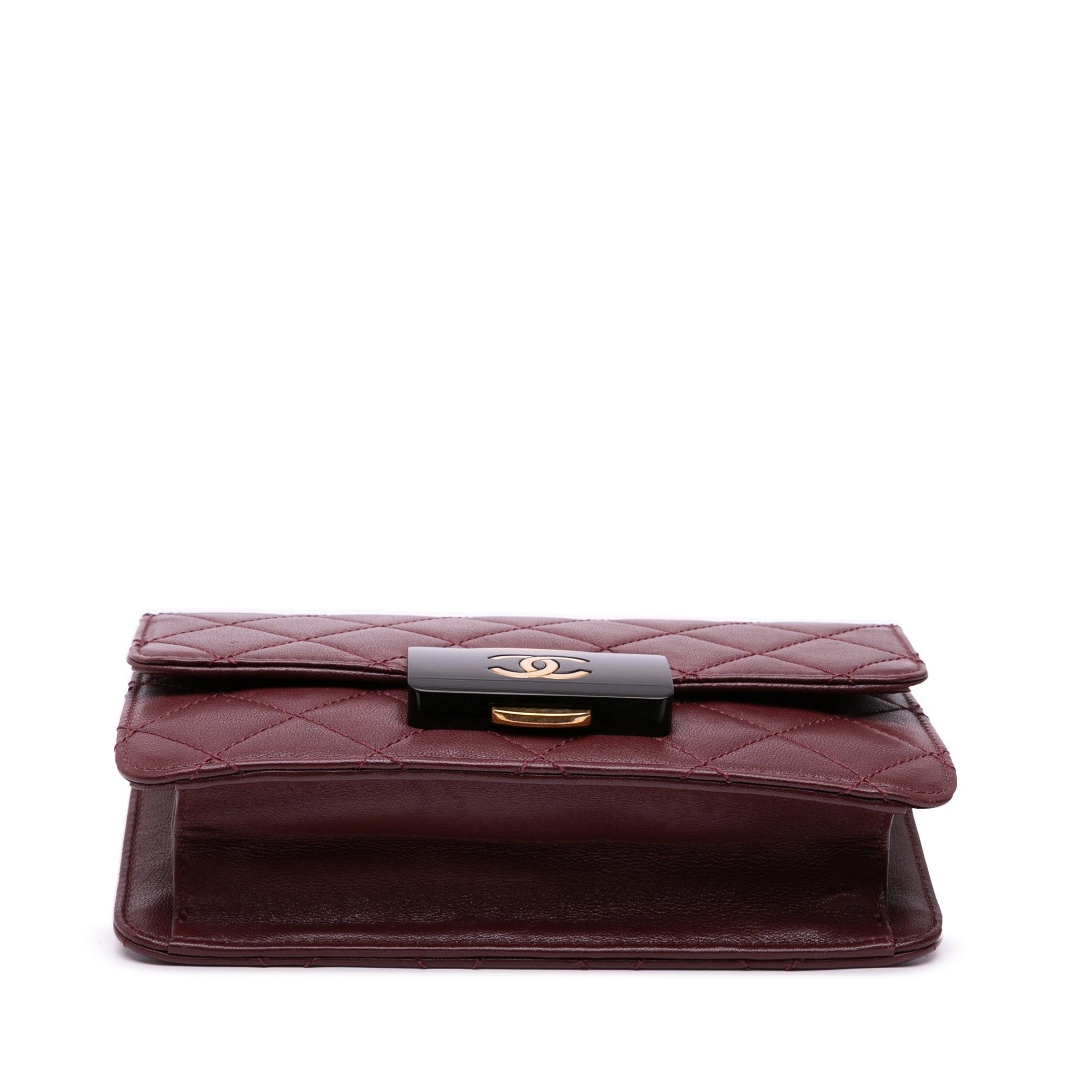 Chanel Chanel Mini Lambskin Beauty Lock Flap Red Size ONE SIZE - 3 Thumbnail