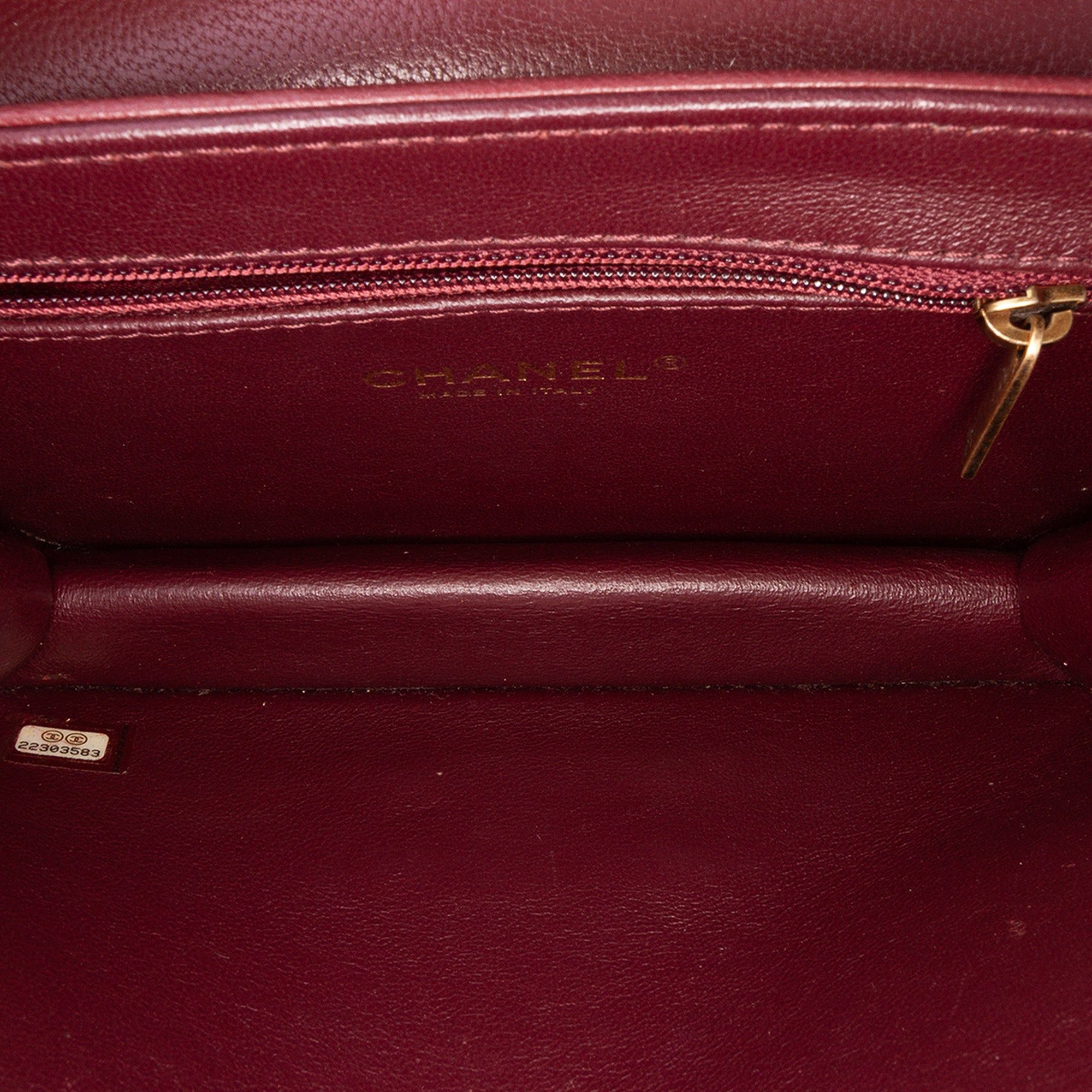 Chanel Chanel Mini Lambskin Beauty Lock Flap Red Size ONE SIZE - 4 Thumbnail