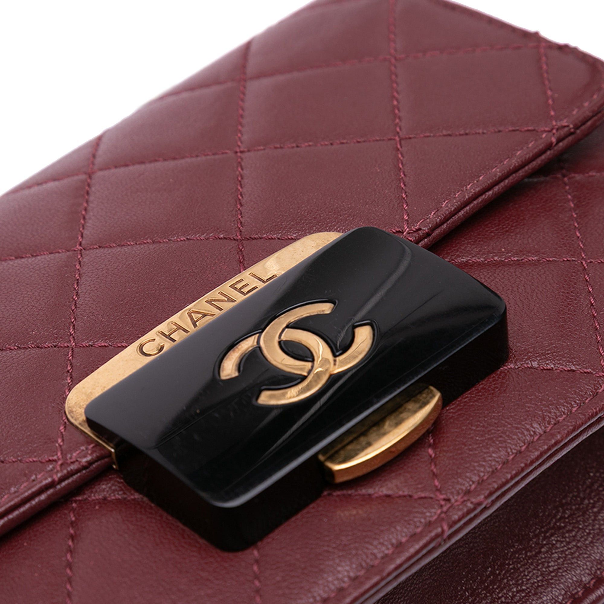 Chanel Chanel Mini Lambskin Beauty Lock Flap Red Size ONE SIZE - 8 Thumbnail