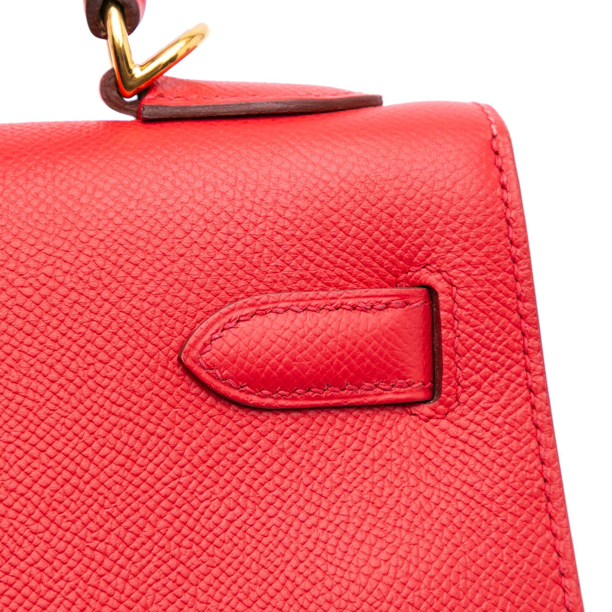 Hermes Hermès Epsom Kelly II Sellier 32 Red Size ONE SIZE - 10 Thumbnail