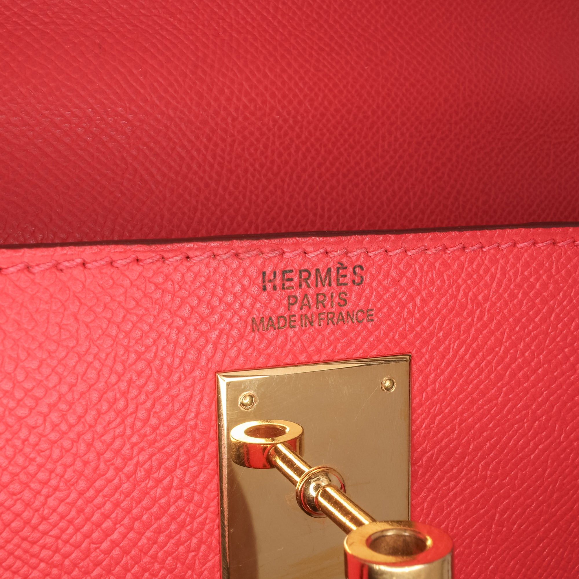 Hermes Hermès Epsom Kelly II Sellier 32 Red Size ONE SIZE - 5 Thumbnail