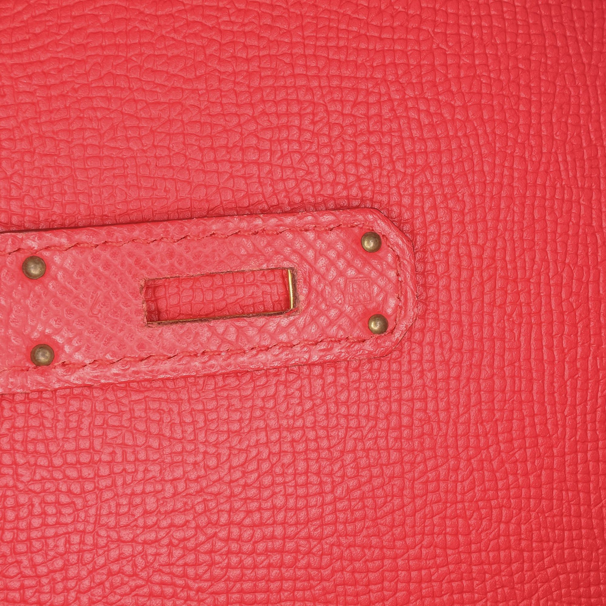 Hermes Hermès Epsom Kelly II Sellier 32 Red Size ONE SIZE - 7 Thumbnail