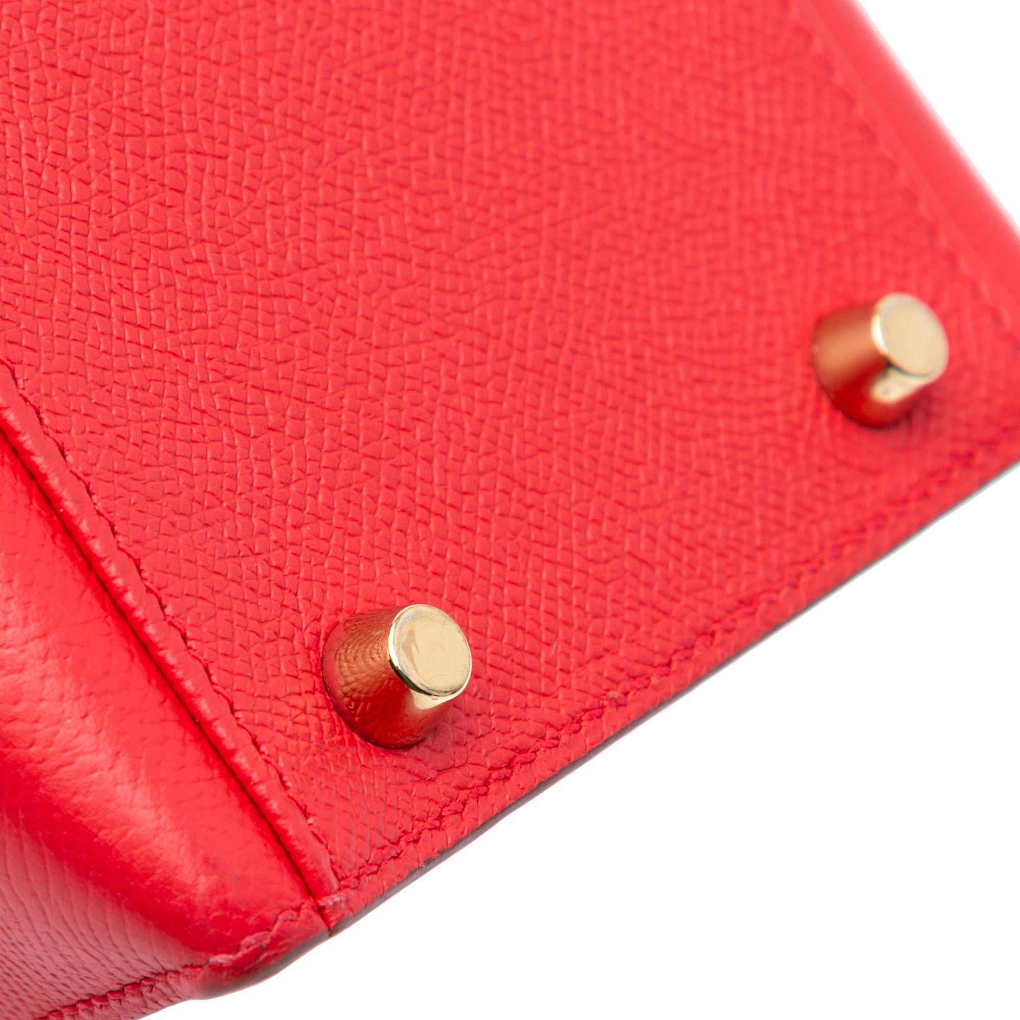 Hermes Hermès Epsom Kelly II Sellier 32 Red Size ONE SIZE - 9 Thumbnail