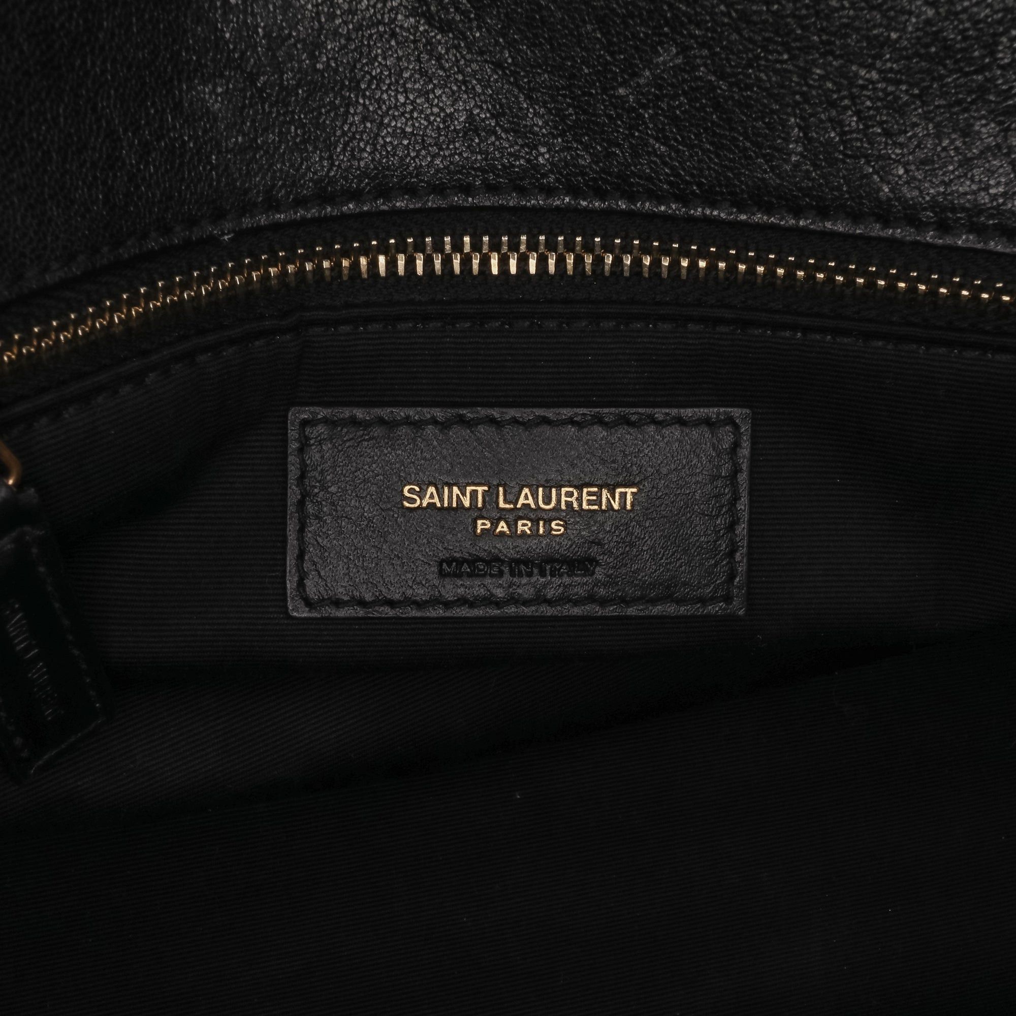 Saint Laurent Paris Saint Laurent Mini Quilted Lambskin Becky Chain Bag Black Size ONE SIZE - 7 Thumbnail