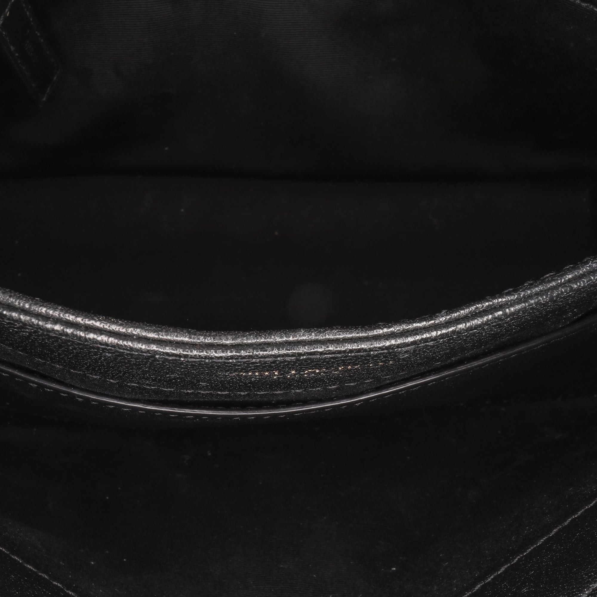 Saint Laurent Paris Saint Laurent Mini Quilted Lambskin Becky Chain Bag Black Size ONE SIZE - 4 Thumbnail