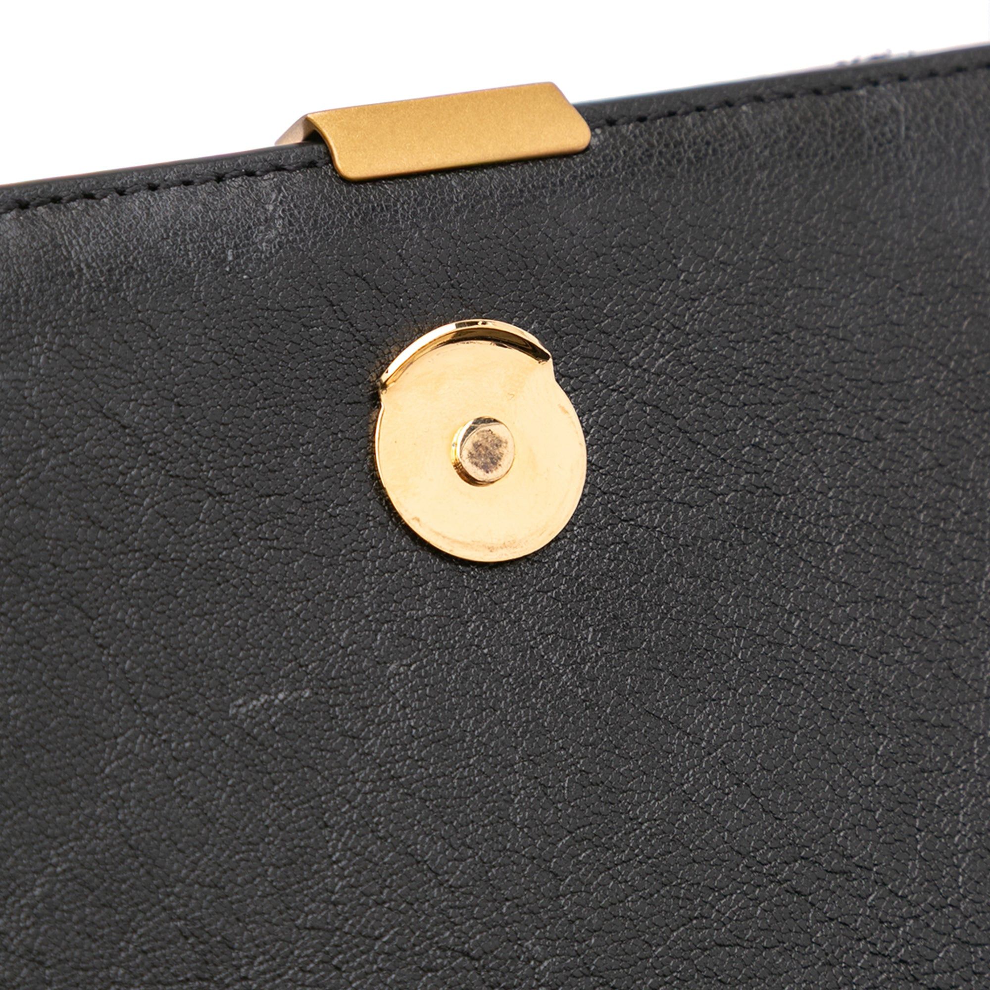 Saint Laurent Paris Saint Laurent Mini Quilted Lambskin Becky Chain Bag Black Size ONE SIZE - 9 Thumbnail