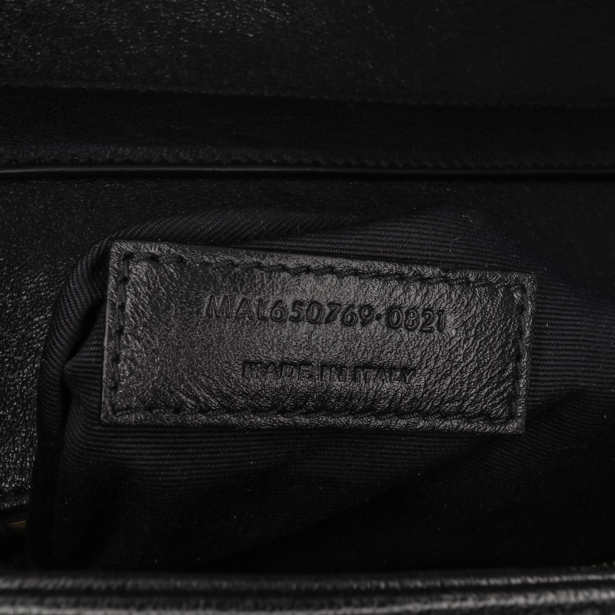 Saint Laurent Paris Saint Laurent Mini Quilted Lambskin Becky Chain Bag Black Size ONE SIZE - 8 Thumbnail