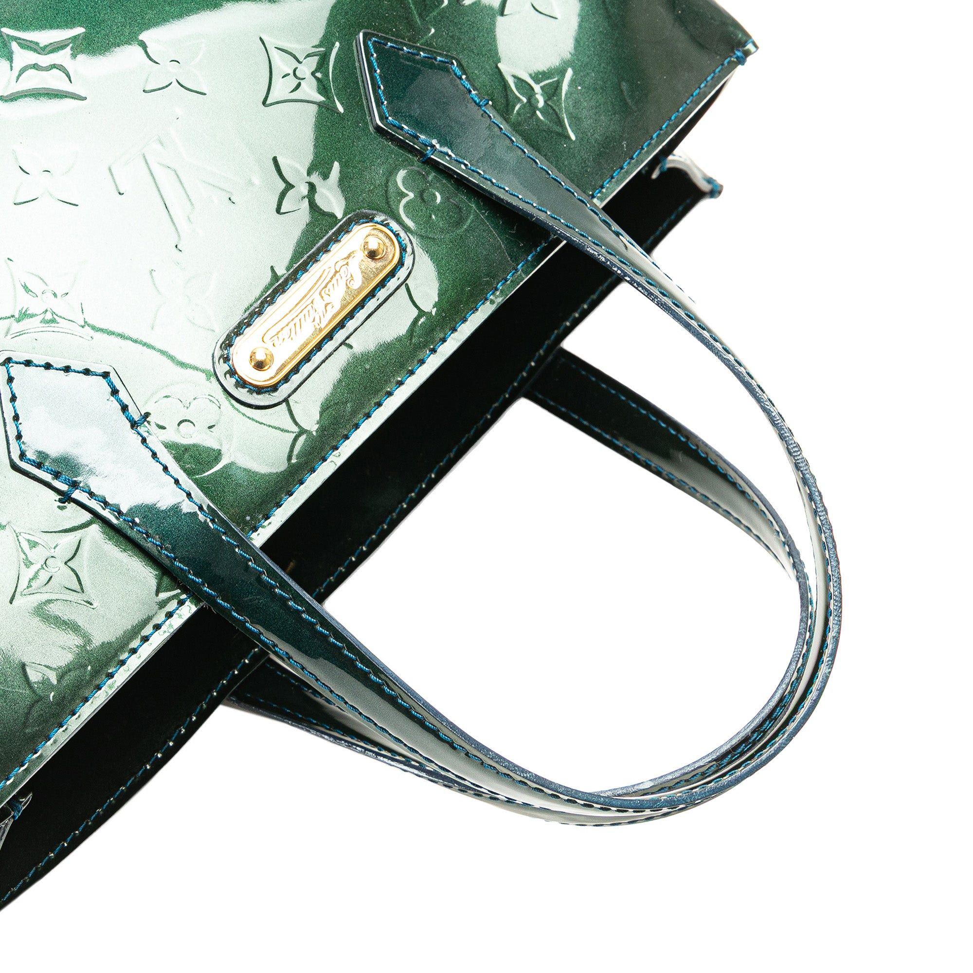 Louis Vuitton Louis Vuitton Monogram Vernis Wilshire PM Green Size ONE SIZE - 10 Thumbnail