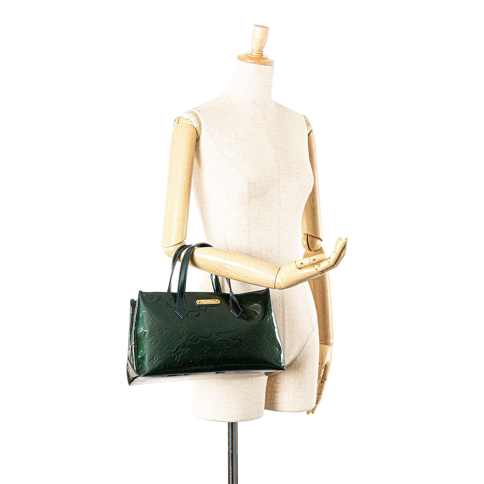 Louis Vuitton Louis Vuitton Monogram Vernis Wilshire PM Green Size ONE SIZE - 11 Thumbnail