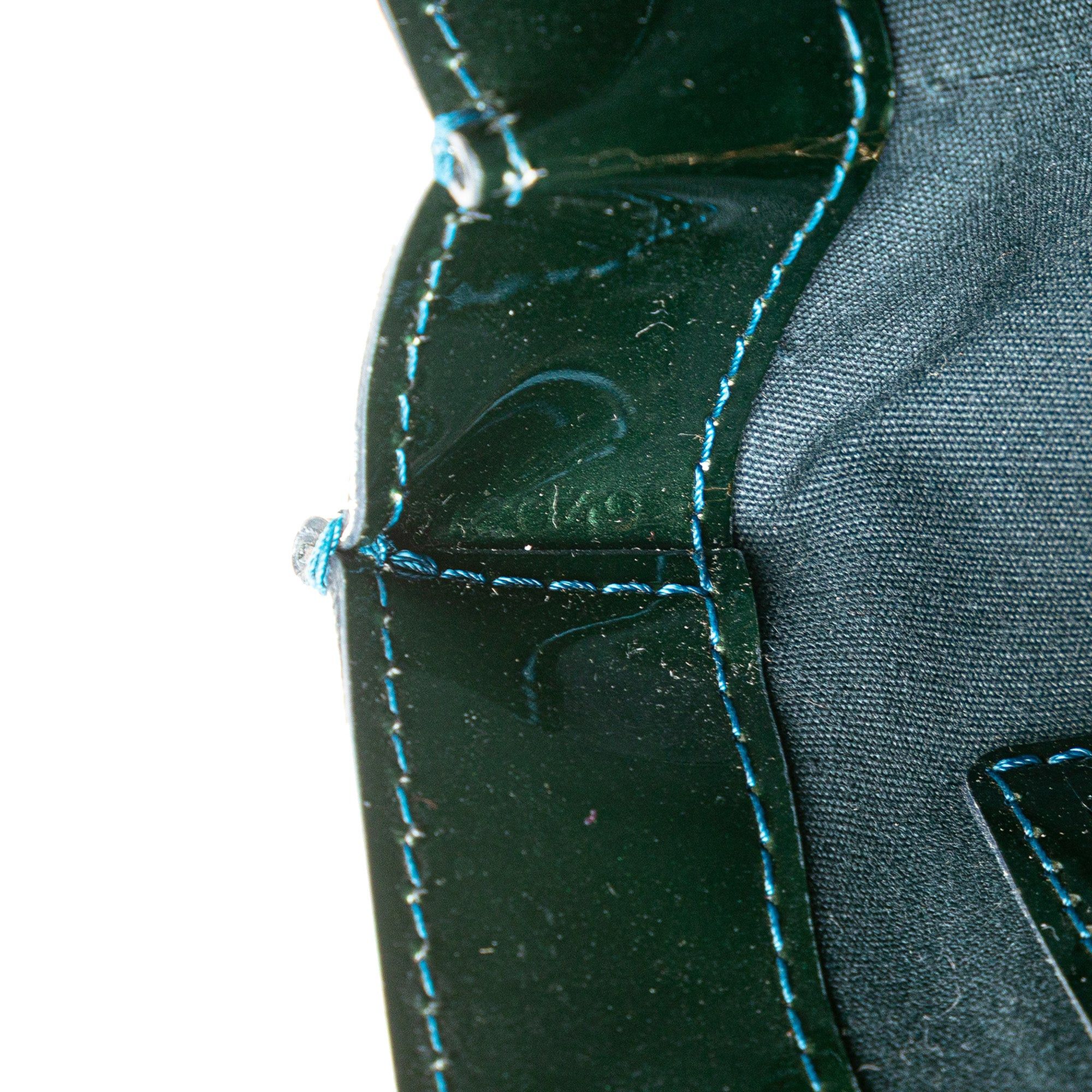 Louis Vuitton Louis Vuitton Monogram Vernis Wilshire PM Green Size ONE SIZE - 6 Thumbnail