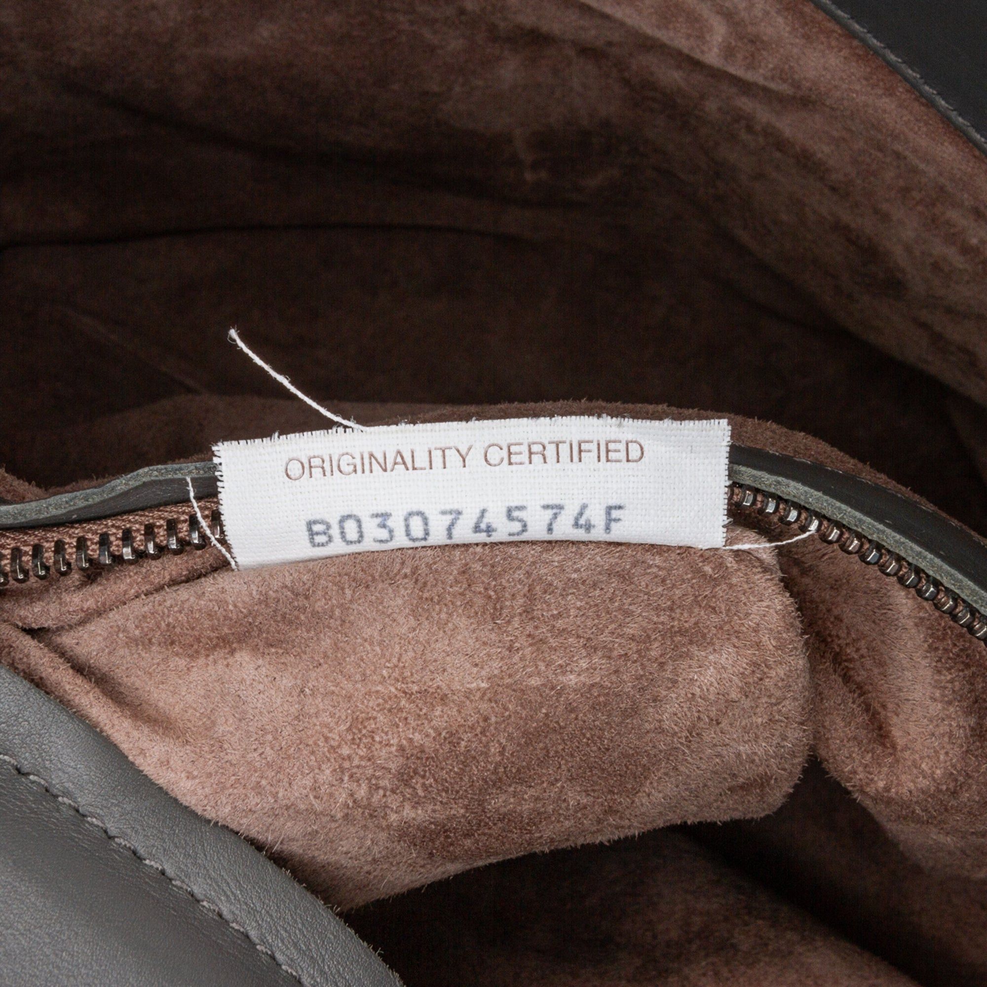 Bottega Veneta Bottega Veneta Large Nappa Intrecciato Roma Tote Gray Size ONE SIZE - 8 Thumbnail