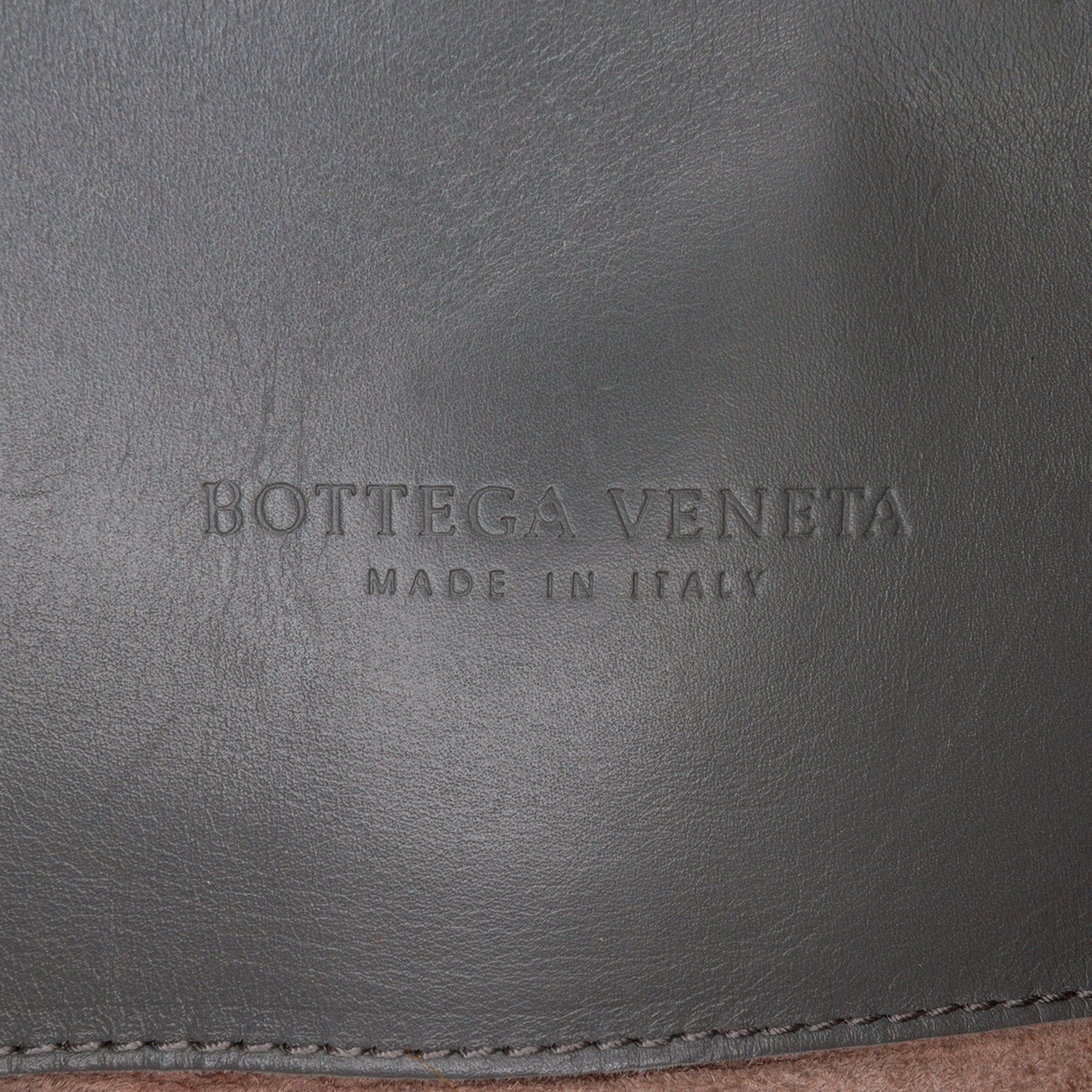 Bottega Veneta Bottega Veneta Large Nappa Intrecciato Roma Tote Gray Size ONE SIZE - 7 Thumbnail