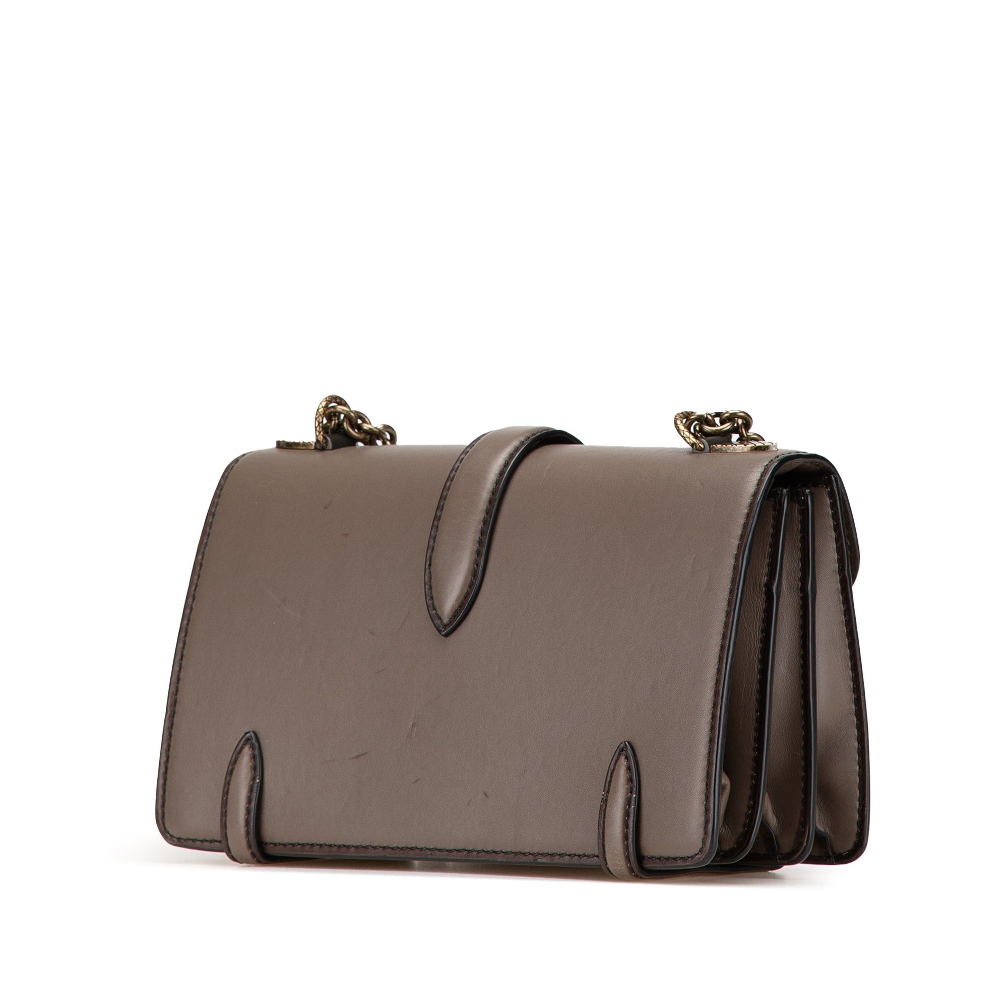 Bottega Veneta Bottega Veneta French Calf City Knot Shoulder Bag Brown Size ONE SIZE - 2 Thumbnail