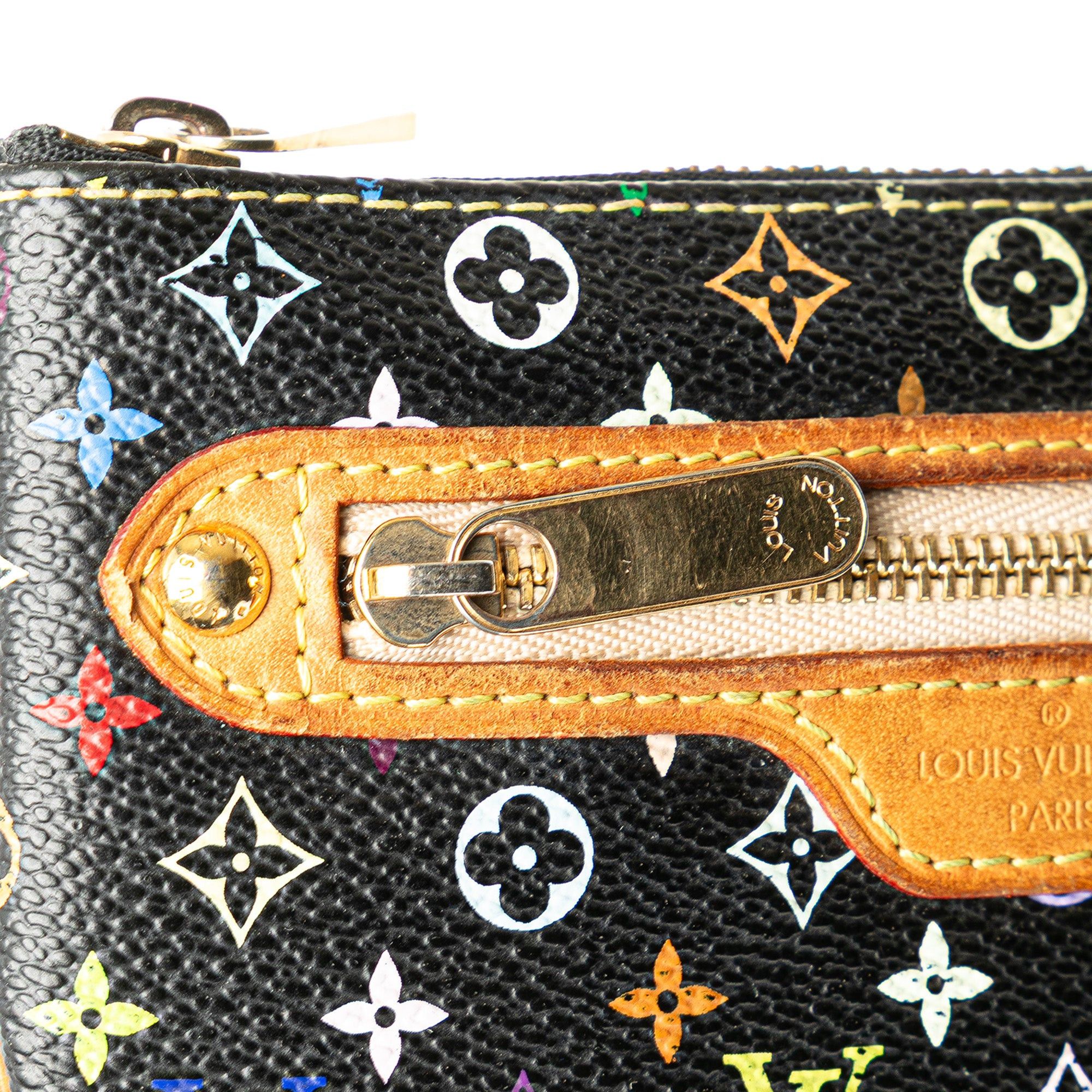 Louis Vuitton Louis Vuitton Monogram Multicolore Pochette Plate MM Black Size ONE SIZE - 8 Thumbnail