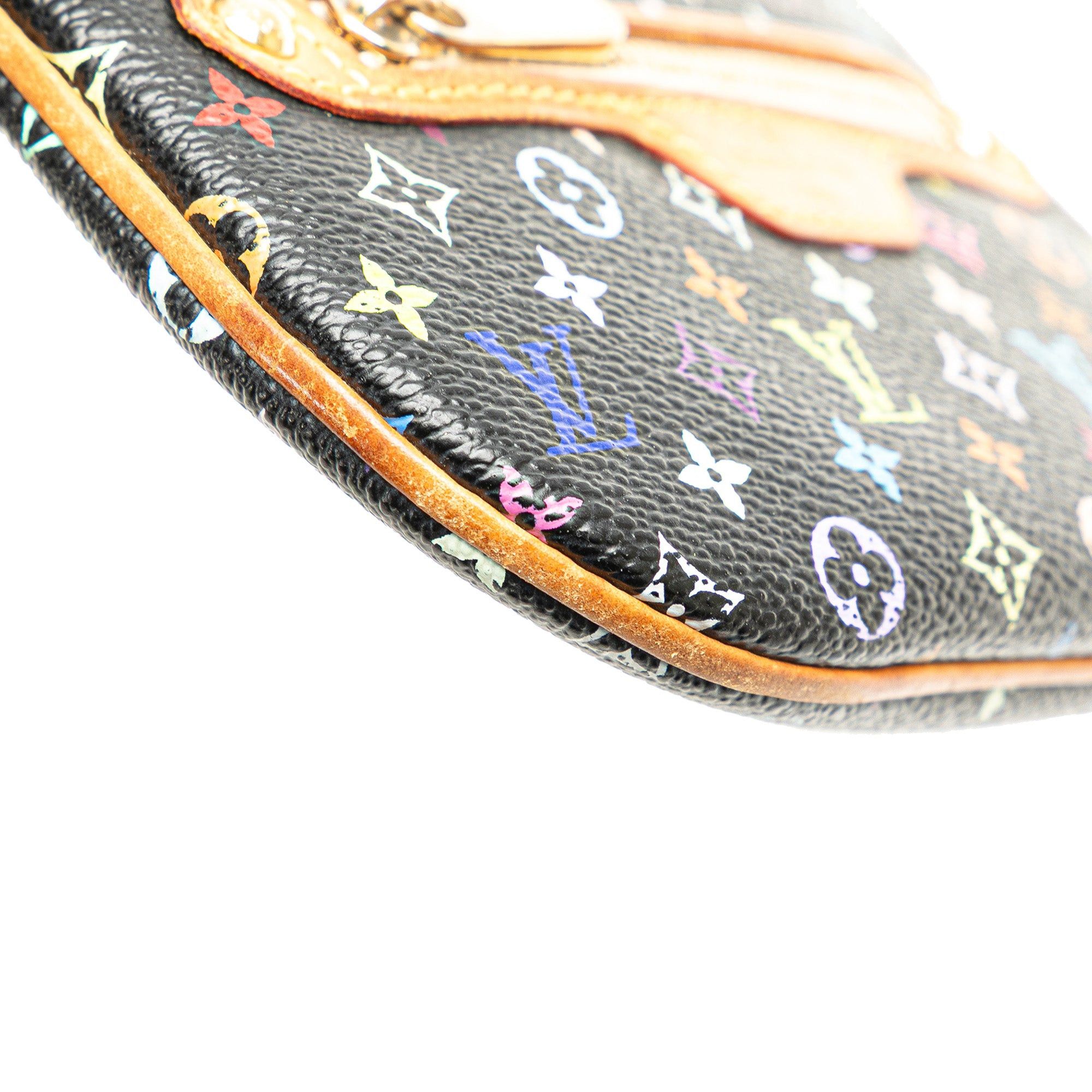 Louis Vuitton Louis Vuitton Monogram Multicolore Pochette Plate MM Black Size ONE SIZE - 10 Thumbnail