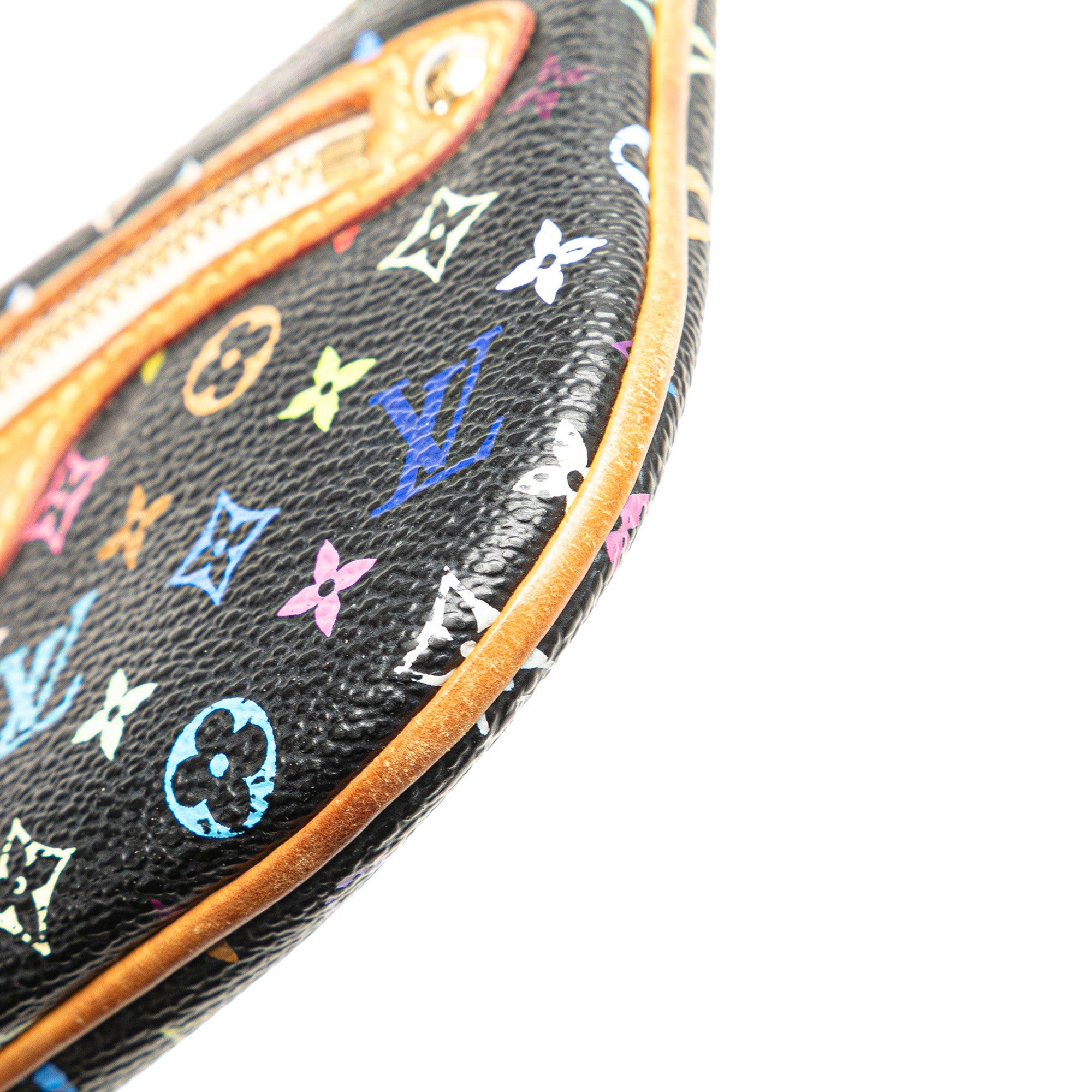 Louis Vuitton Louis Vuitton Monogram Multicolore Pochette Plate MM Black Size ONE SIZE - 9 Thumbnail