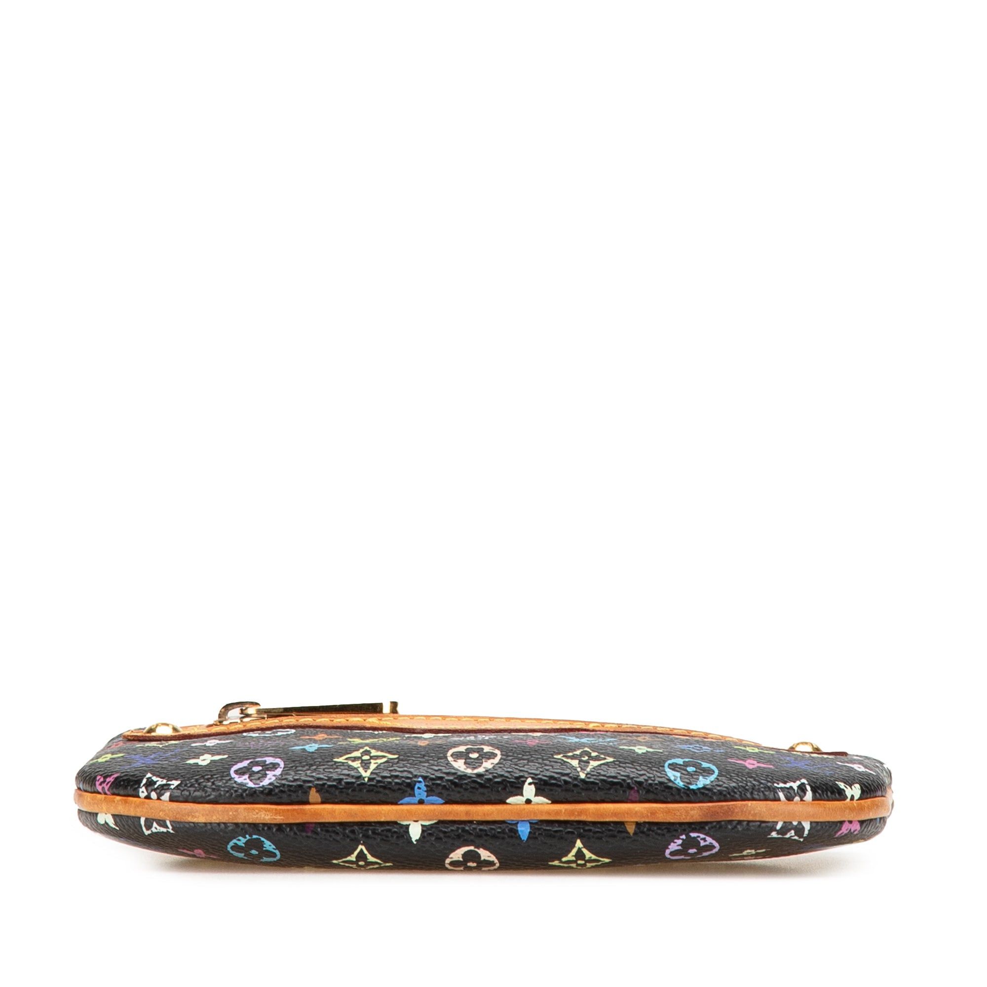 Louis Vuitton Louis Vuitton Monogram Multicolore Pochette Plate MM Black Size ONE SIZE - 3 Thumbnail