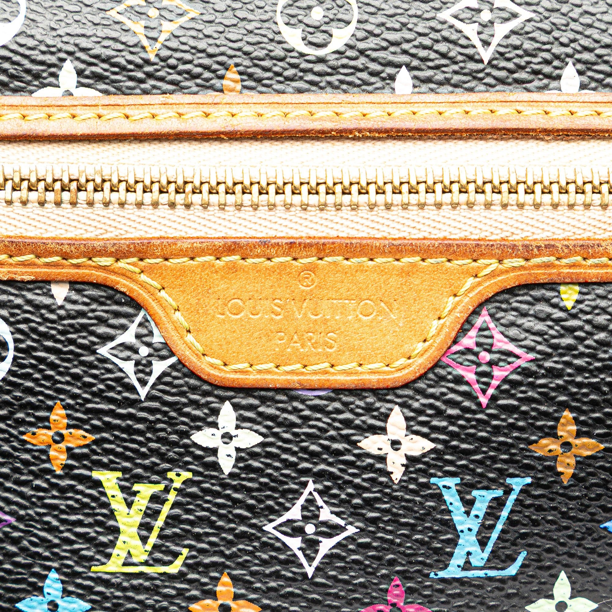 Louis Vuitton Louis Vuitton Monogram Multicolore Pochette Plate MM Black Size ONE SIZE - 7 Thumbnail
