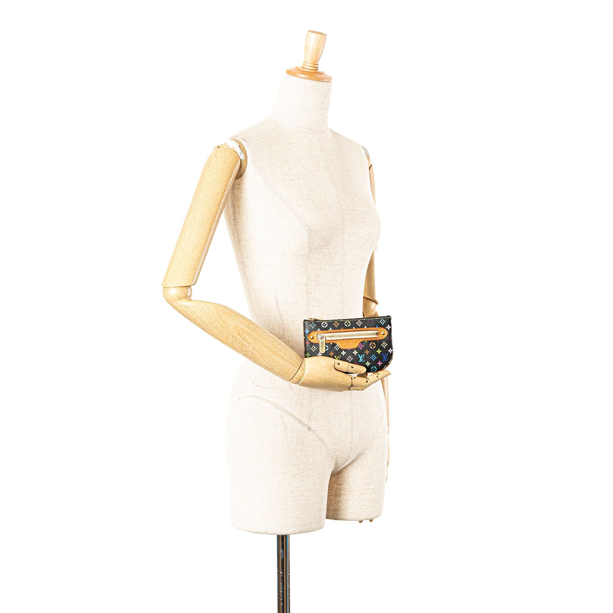 Louis Vuitton Louis Vuitton Monogram Multicolore Pochette Plate MM Black Size ONE SIZE - 11 Thumbnail