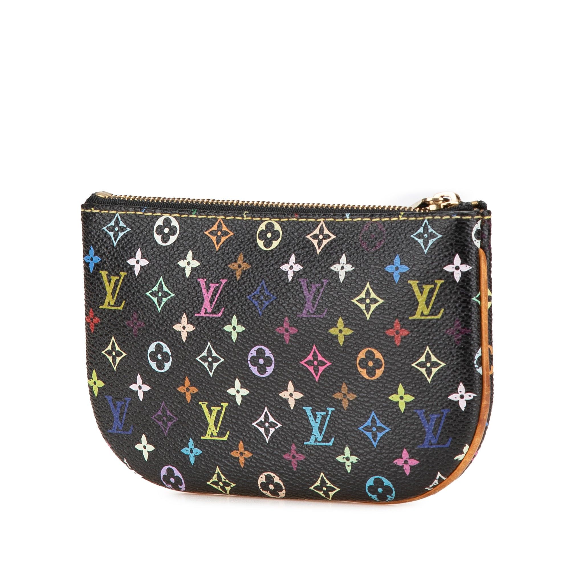 Louis Vuitton Louis Vuitton Monogram Multicolore Pochette Plate MM Black Size ONE SIZE - 2 Thumbnail