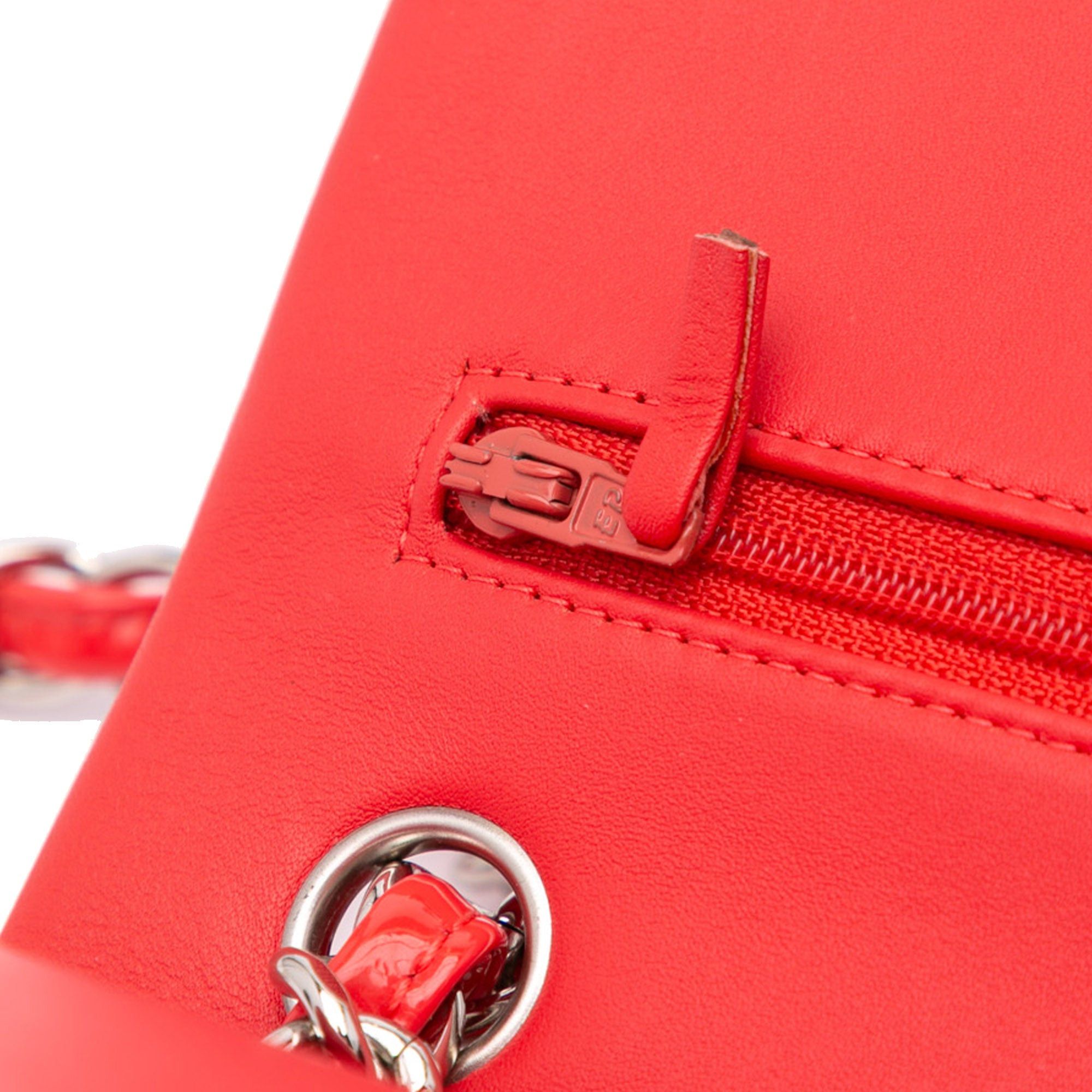 Chanel Chanel Jumbo Classic Patent Double Flap Red Size ONE SIZE - 10 Thumbnail