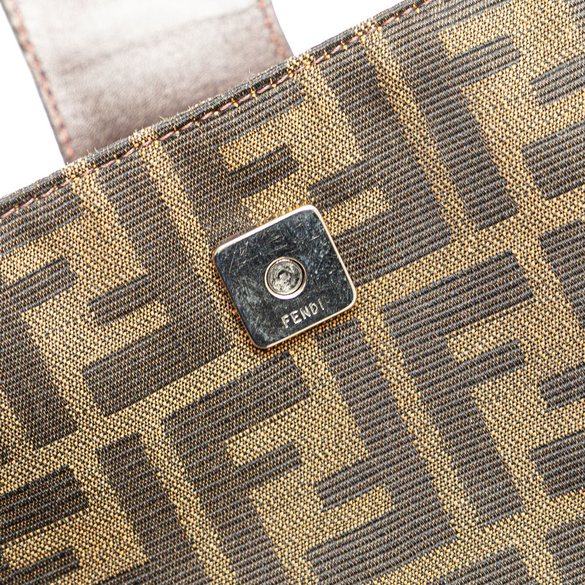 Fendi Fendi Zucca Canvas Shoulder Bag Brown Size ONE SIZE - 7 Thumbnail