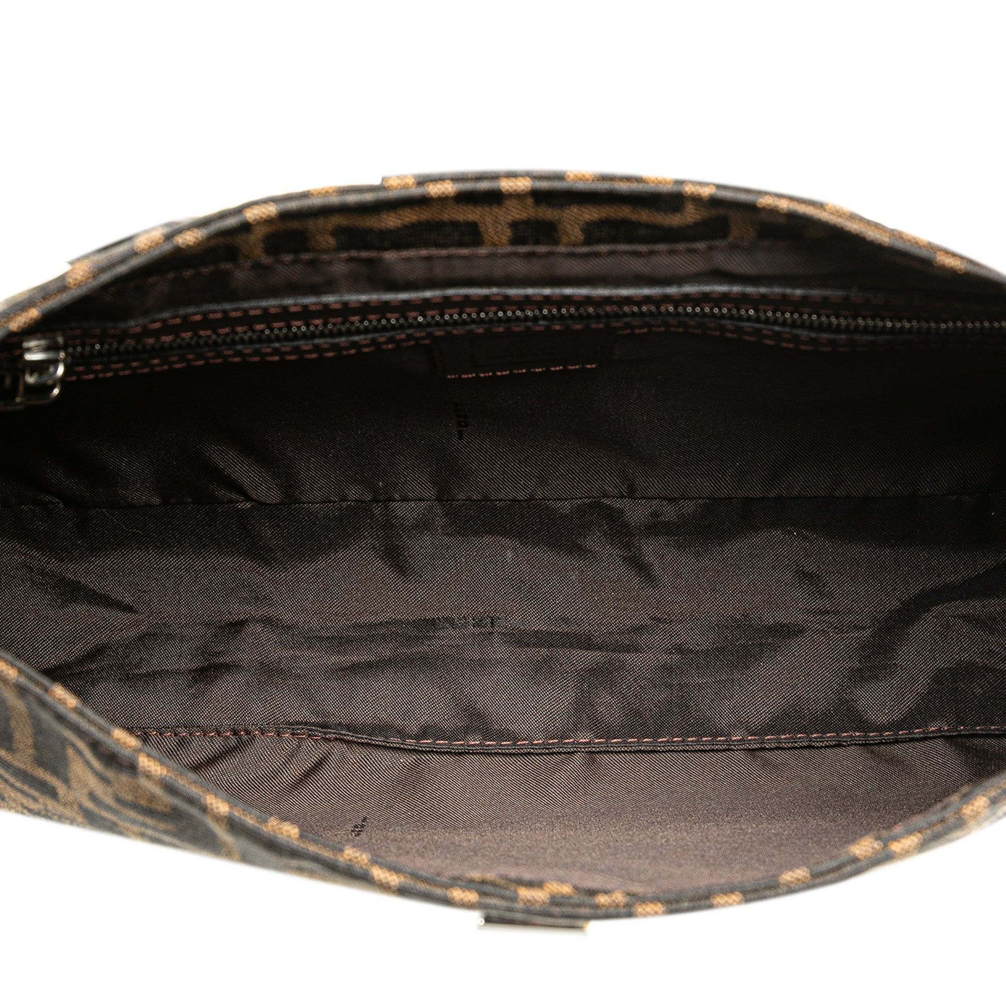 Fendi Fendi Zucca Canvas Shoulder Bag Brown Size ONE SIZE - 4 Thumbnail