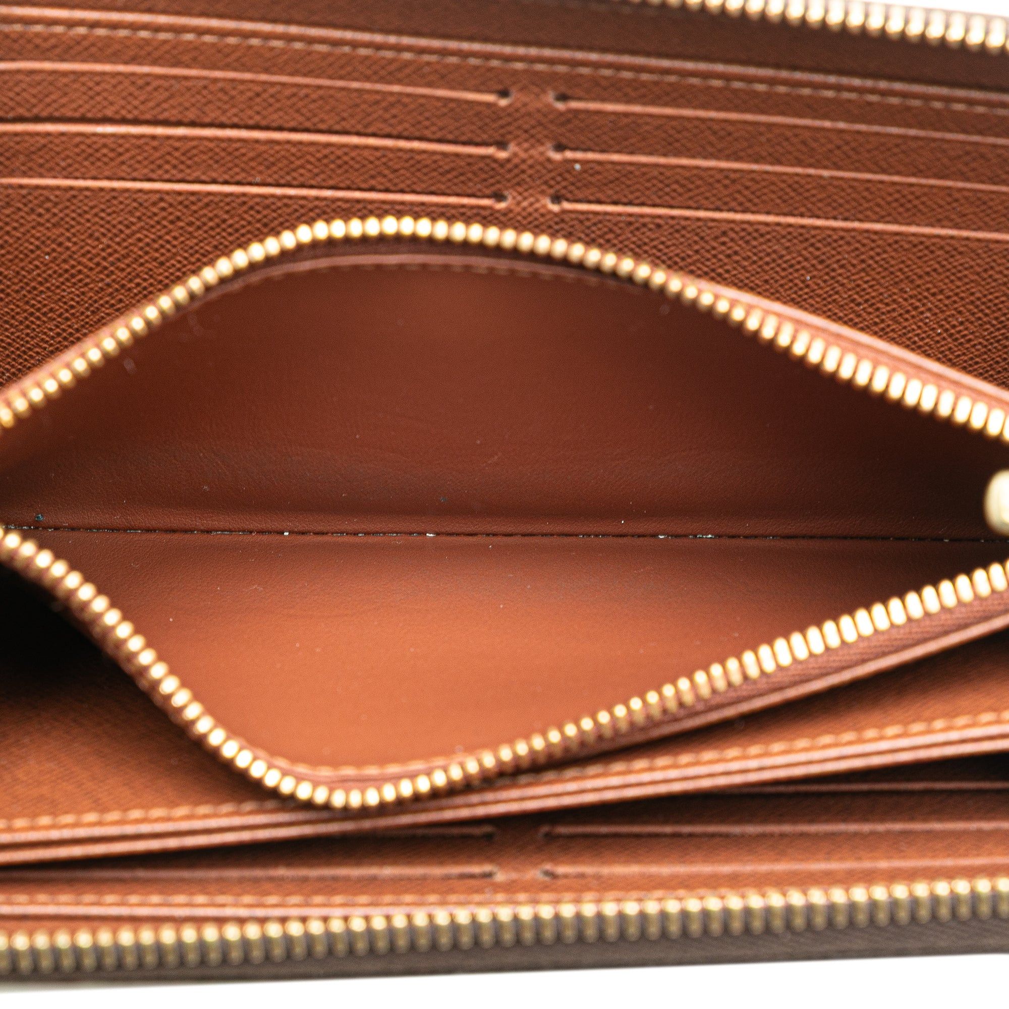 Louis Vuitton Louis Vuitton Monogram Zippy Long Wallet Brown Size ONE SIZE - 4 Thumbnail