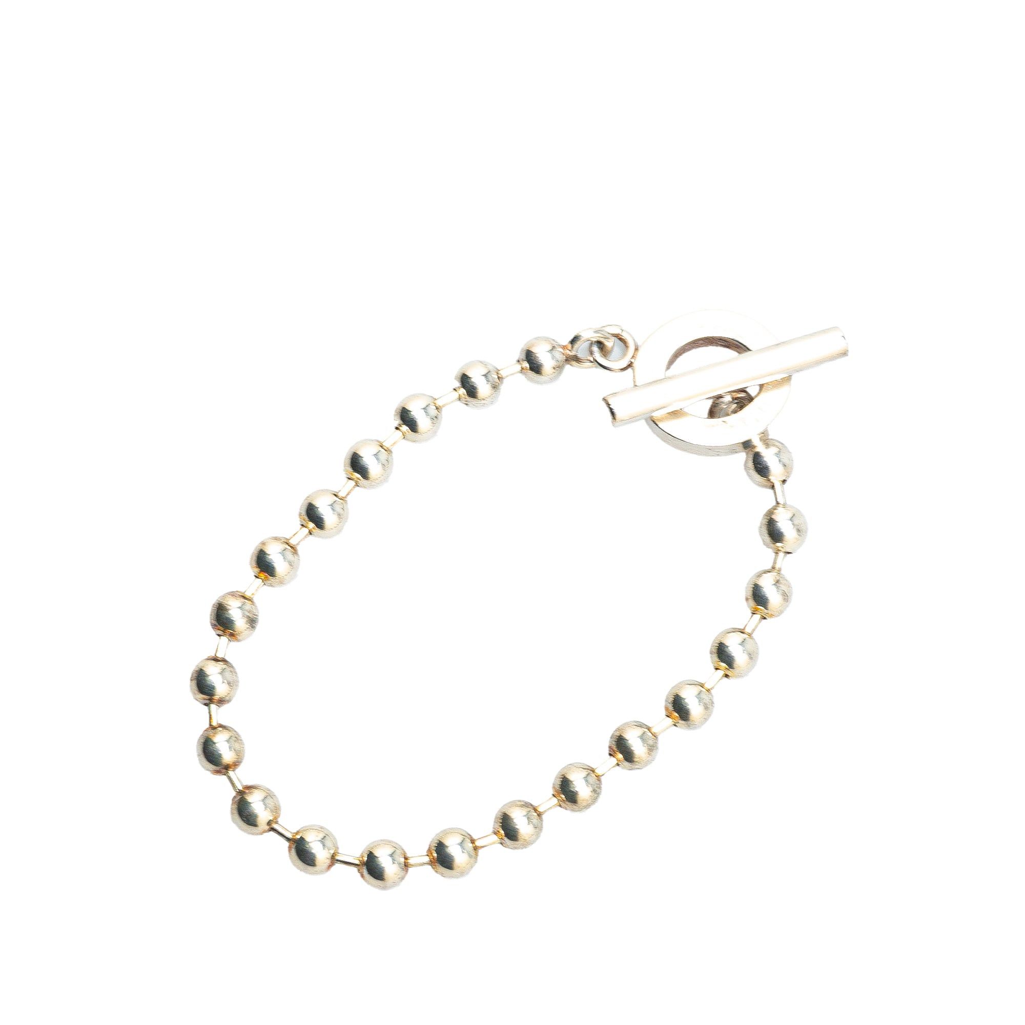 Gucci Gucci Sterling Silver Boule Chain Toggle Bracelet Silver Size ONE SIZE - 2 Thumbnail