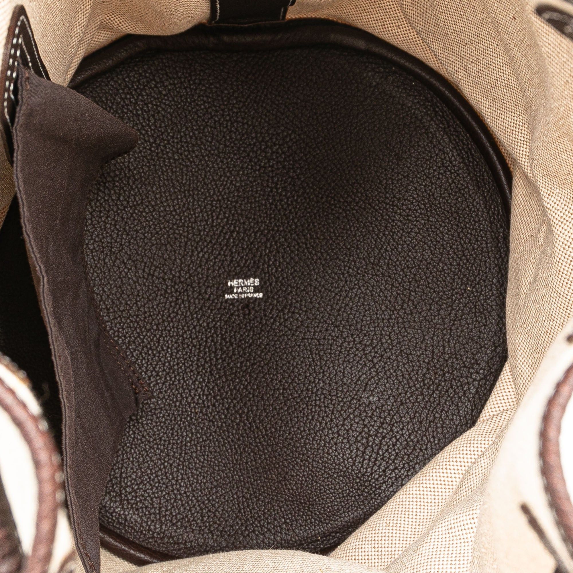 Hermes Hermès Canvas Negonda Recif MM Backpack Brown Size ONE SIZE - 4 Thumbnail