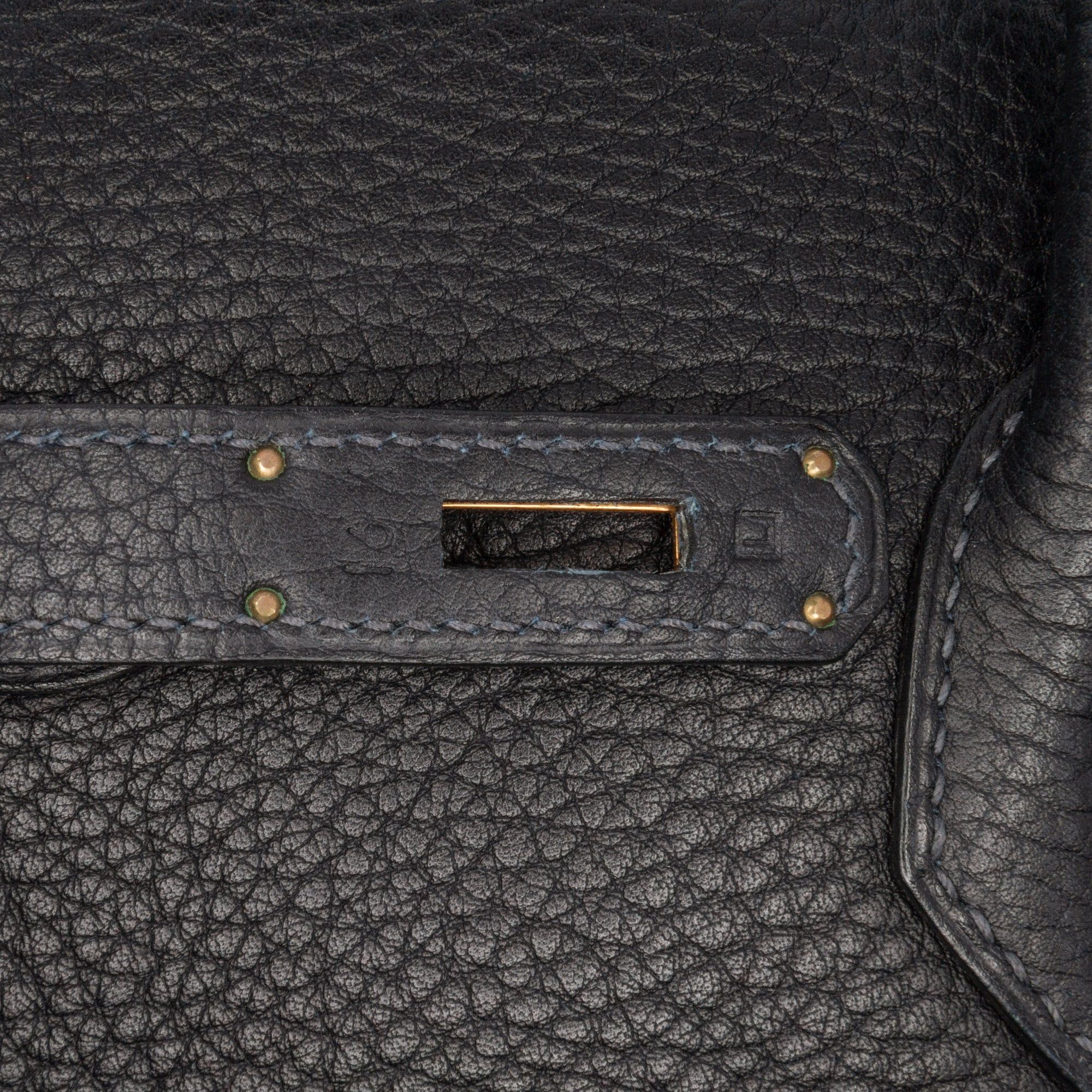 Hermes Hermès Togo Birkin Retourne 40 Blue Size ONE SIZE - 6 Thumbnail