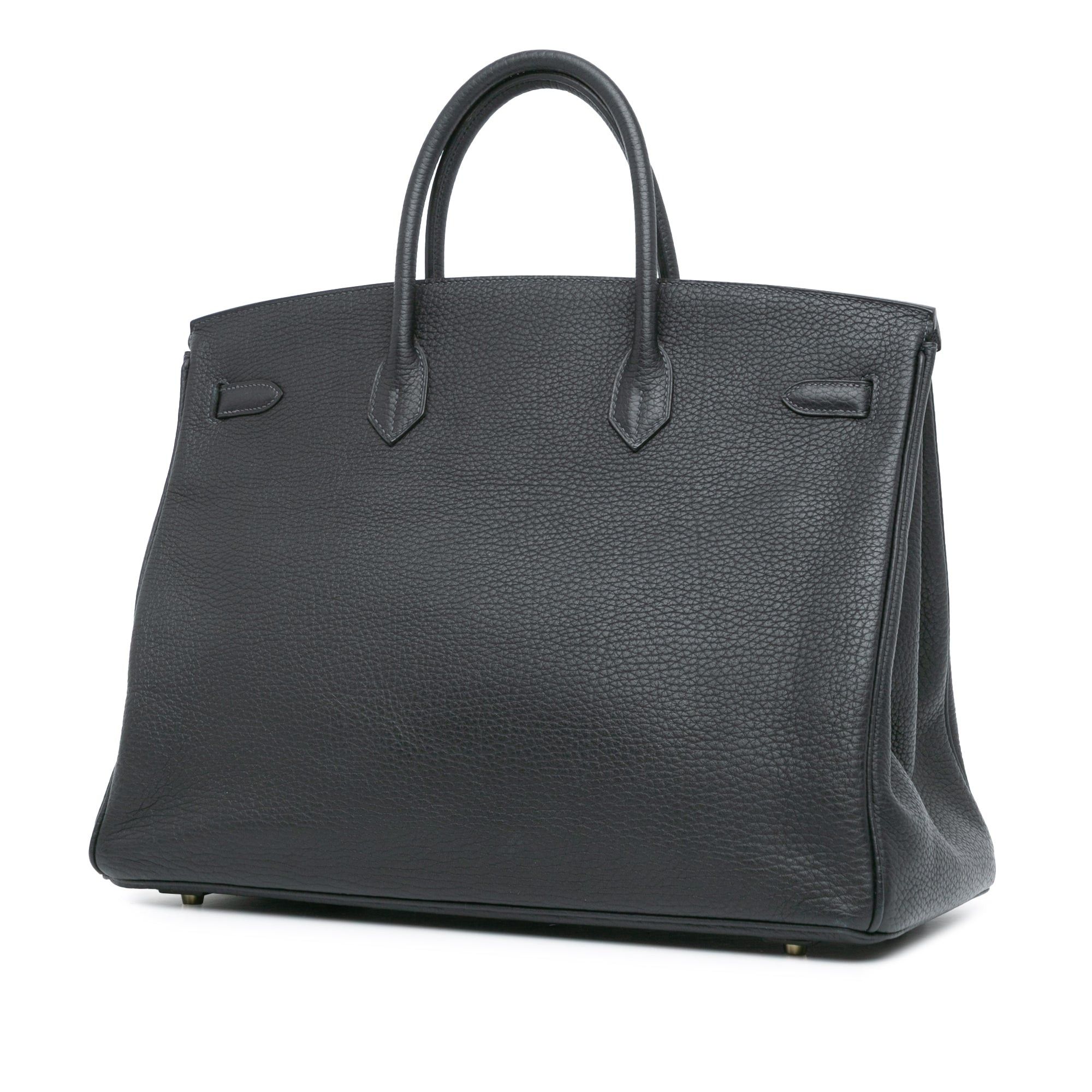 Hermes Hermès Togo Birkin Retourne 40 Blue Size ONE SIZE - 2 Thumbnail