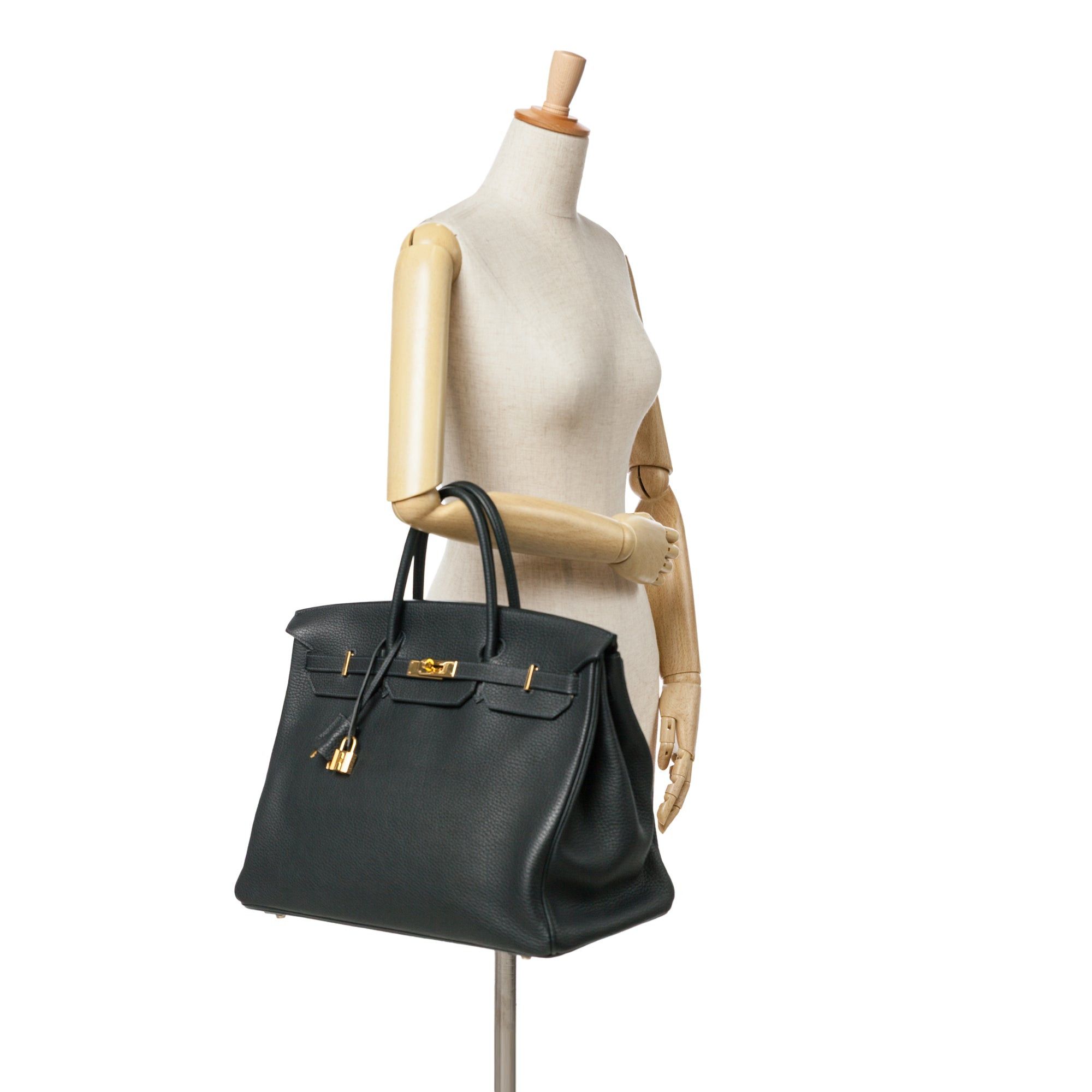 Hermes Hermès Togo Birkin Retourne 40 Blue Size ONE SIZE - 9 Thumbnail