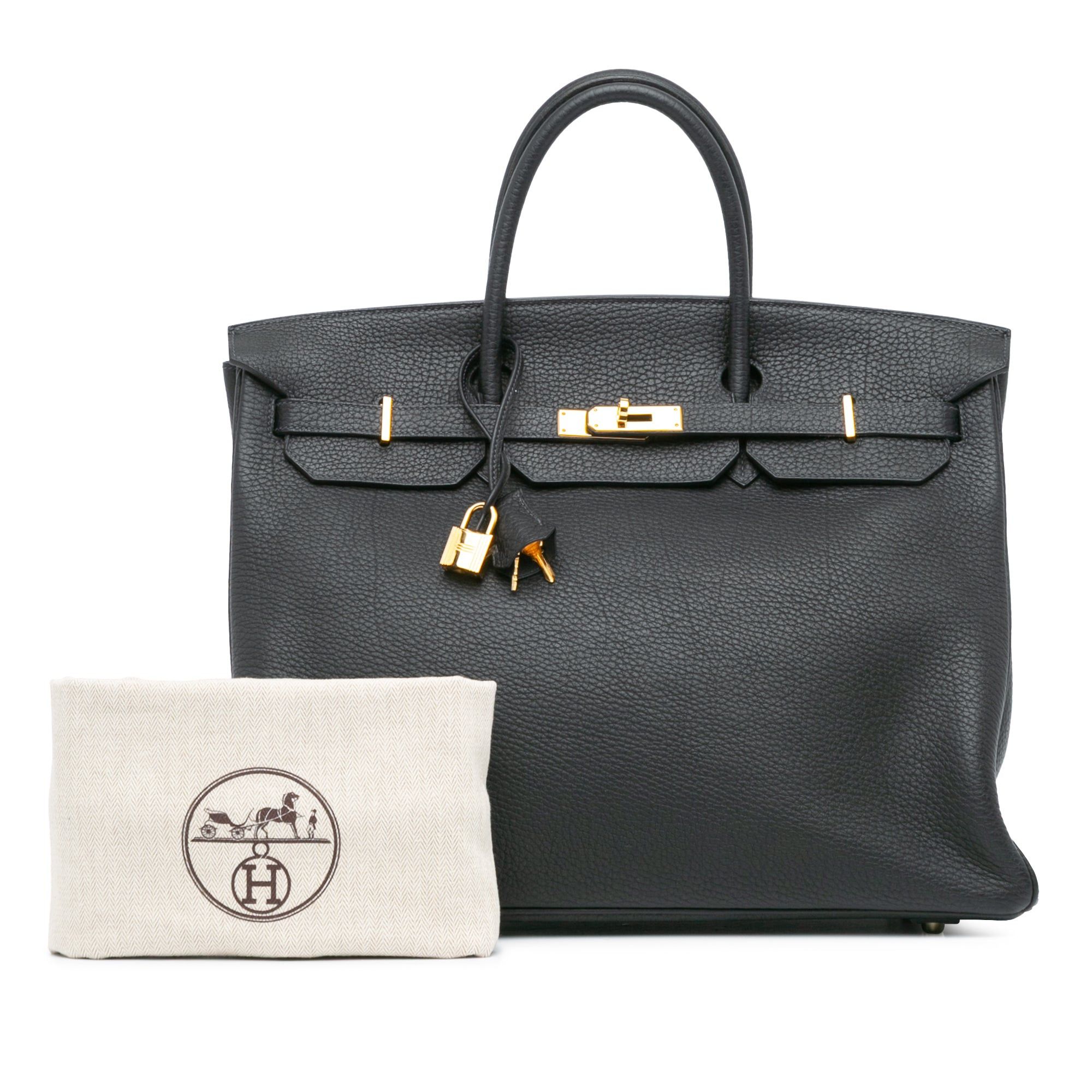 Hermes Hermès Togo Birkin Retourne 40 Blue Size ONE SIZE - 10 Thumbnail