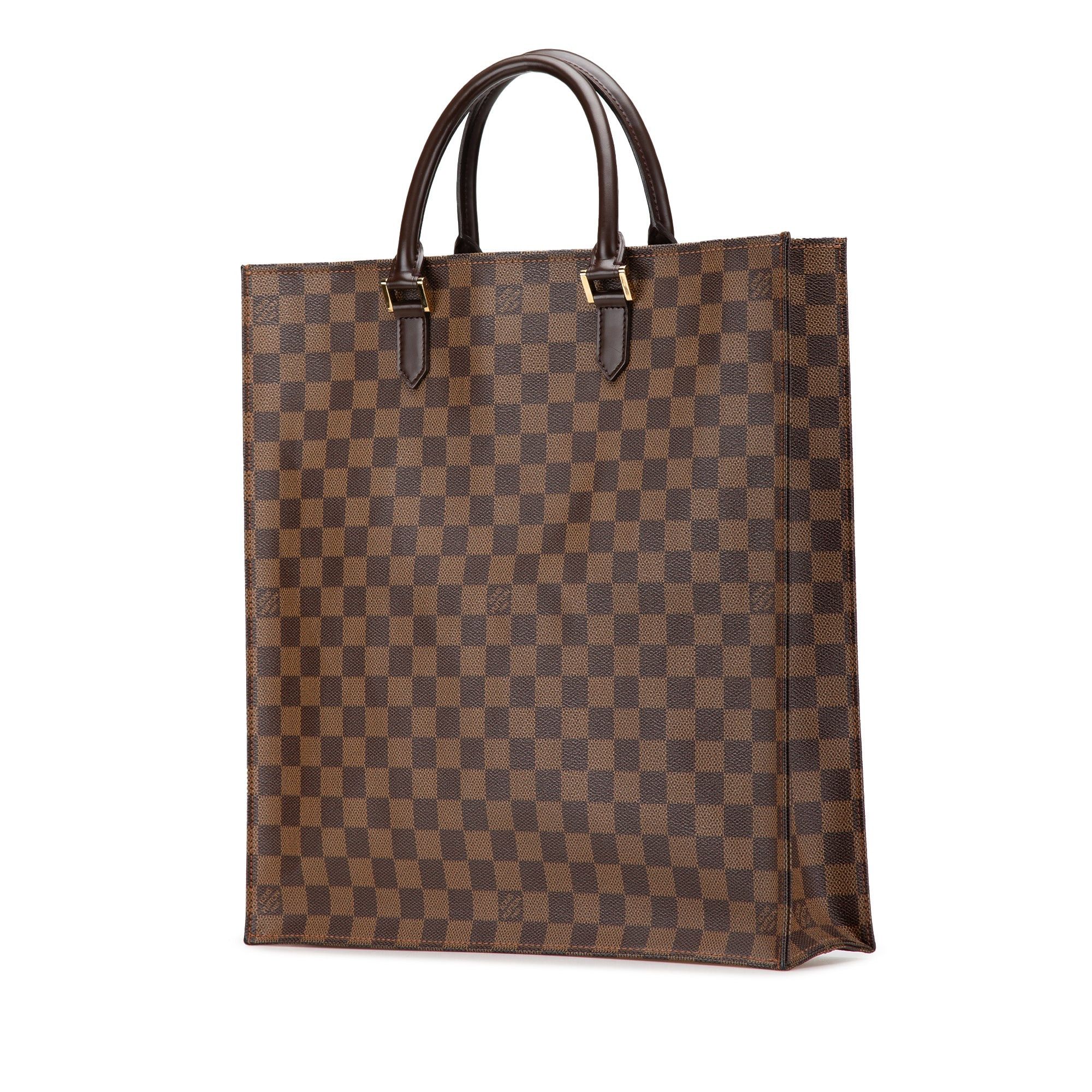 Louis Vuitton Louis Vuitton Damier Ebene Flat Bag Brown Size ONE SIZE - 2 Thumbnail