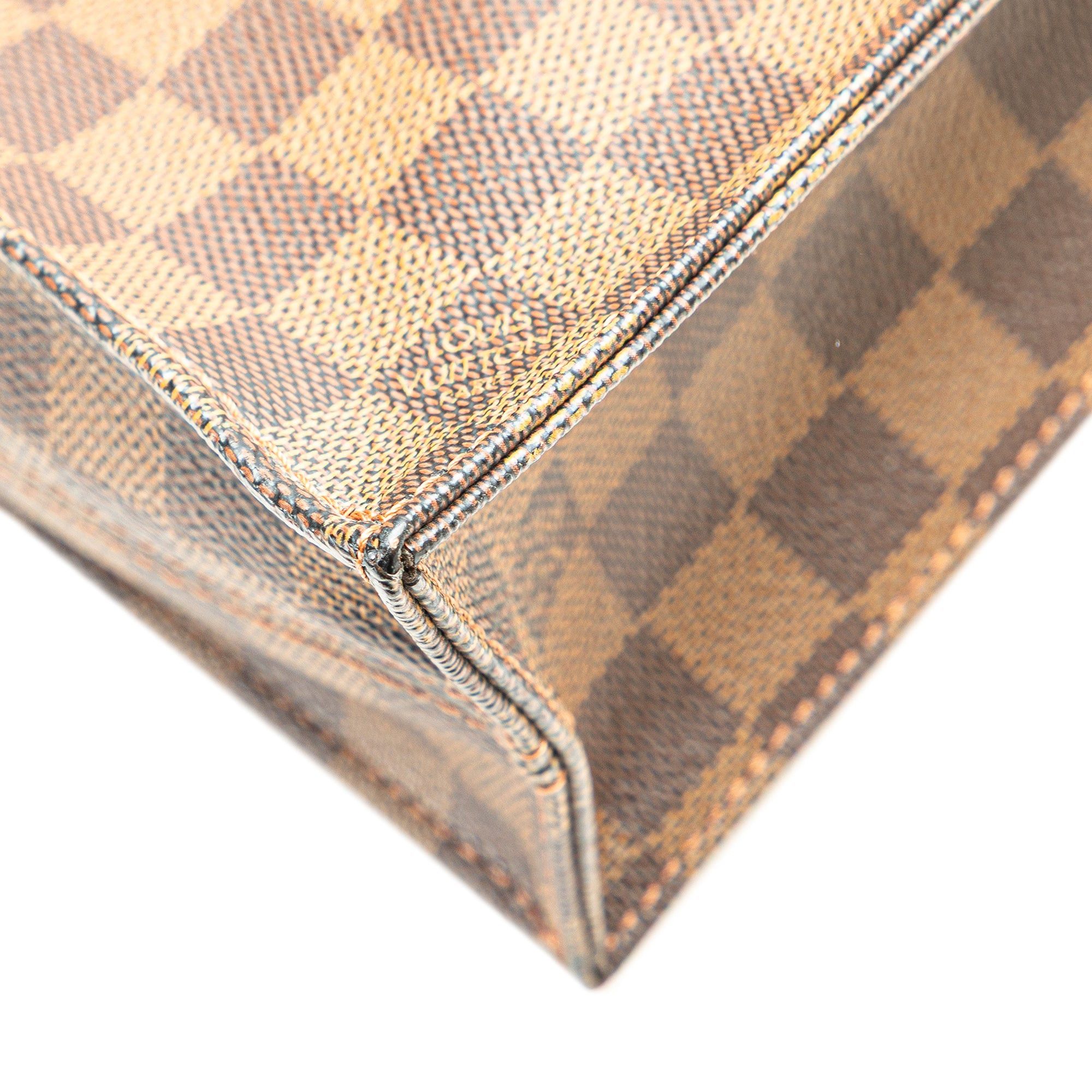 Louis Vuitton Louis Vuitton Damier Ebene Flat Bag Brown Size ONE SIZE - 8 Thumbnail