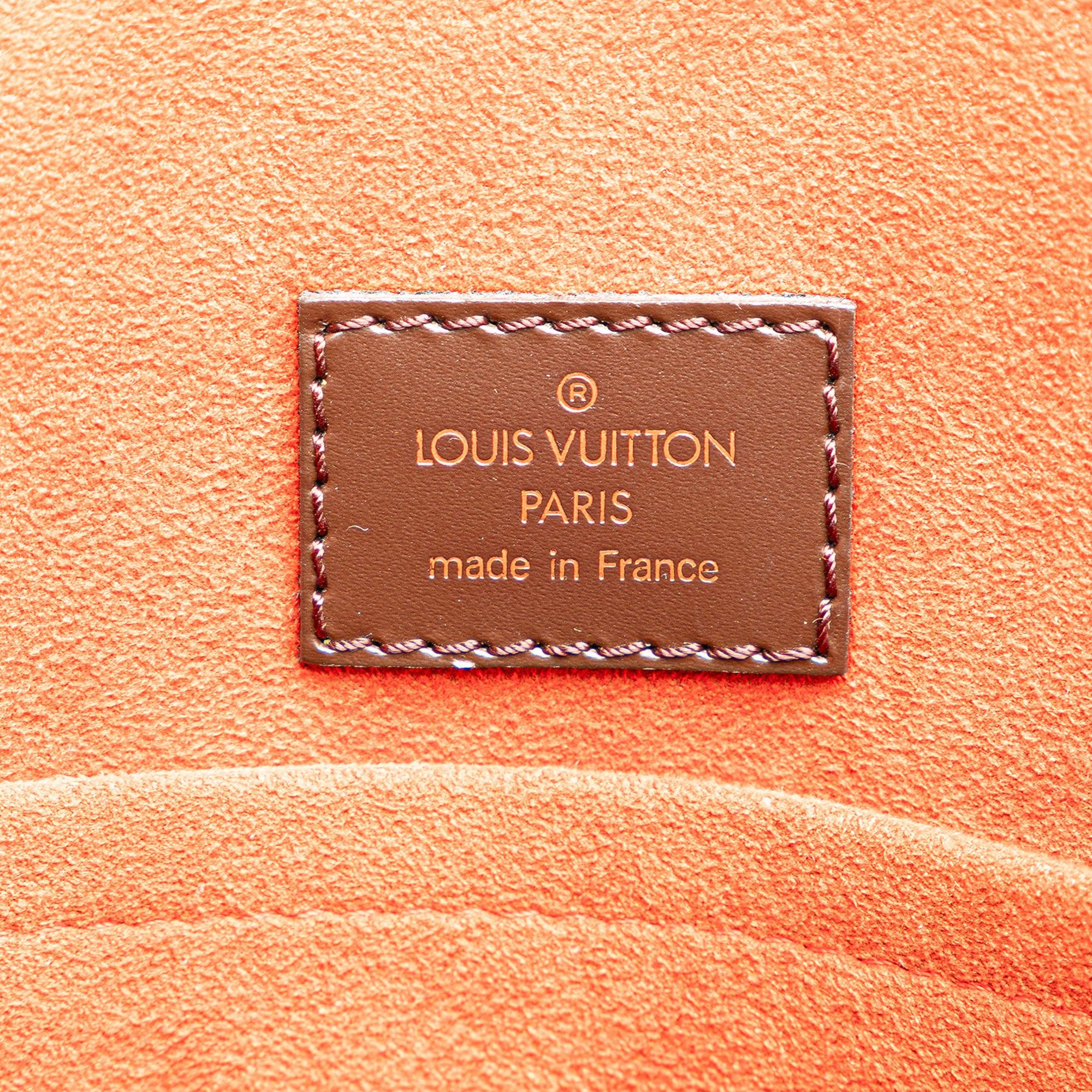 Louis Vuitton Louis Vuitton Damier Ebene Flat Bag Brown Size ONE SIZE - 5 Thumbnail
