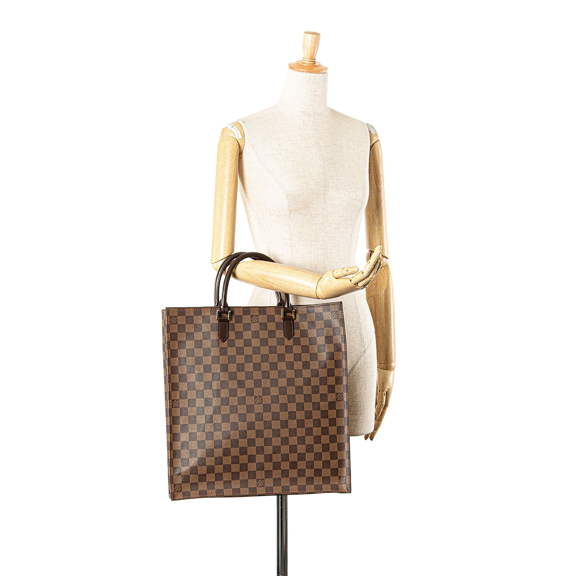 Louis Vuitton Louis Vuitton Damier Ebene Flat Bag Brown Size ONE SIZE - 11 Thumbnail