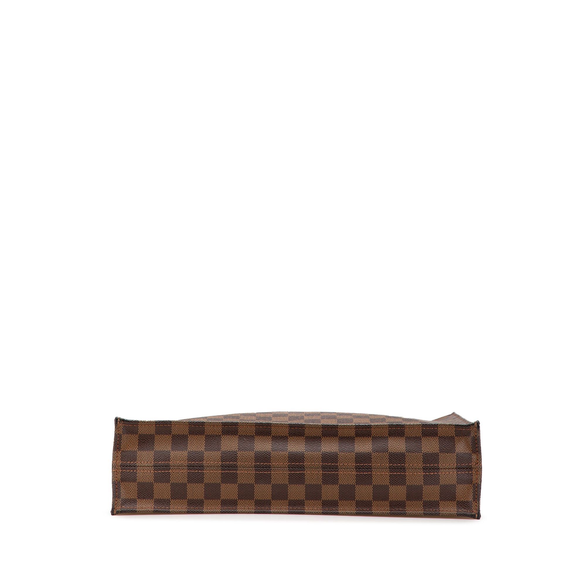 Louis Vuitton Louis Vuitton Damier Ebene Flat Bag Brown Size ONE SIZE - 3 Thumbnail